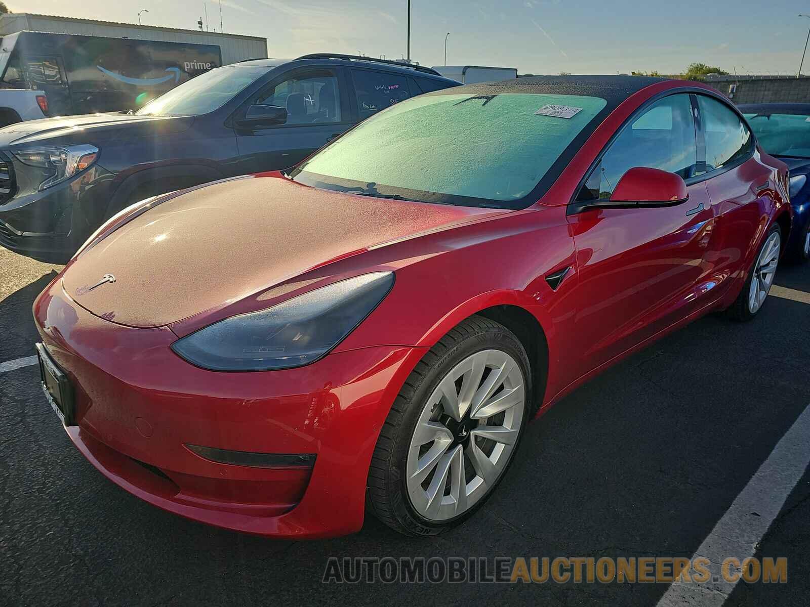 5YJ3E1EB2NF143054 Tesla Model 3 2022