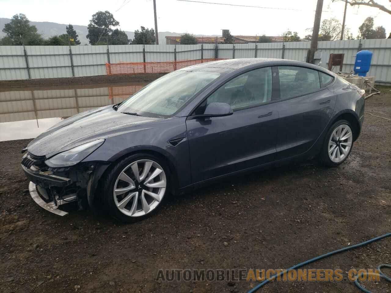 5YJ3E1EB2NF145743 TESLA MODEL 3 2022