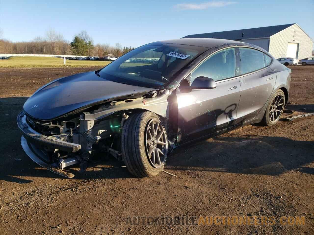 5YJ3E1EB2NF156886 TESLA MODEL 3 2022