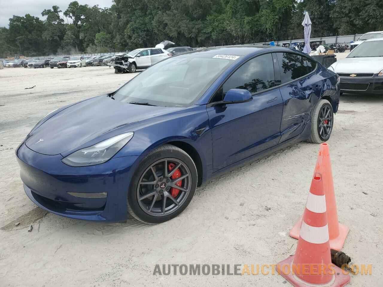 5YJ3E1EB2NF166012 TESLA MODEL 3 2022