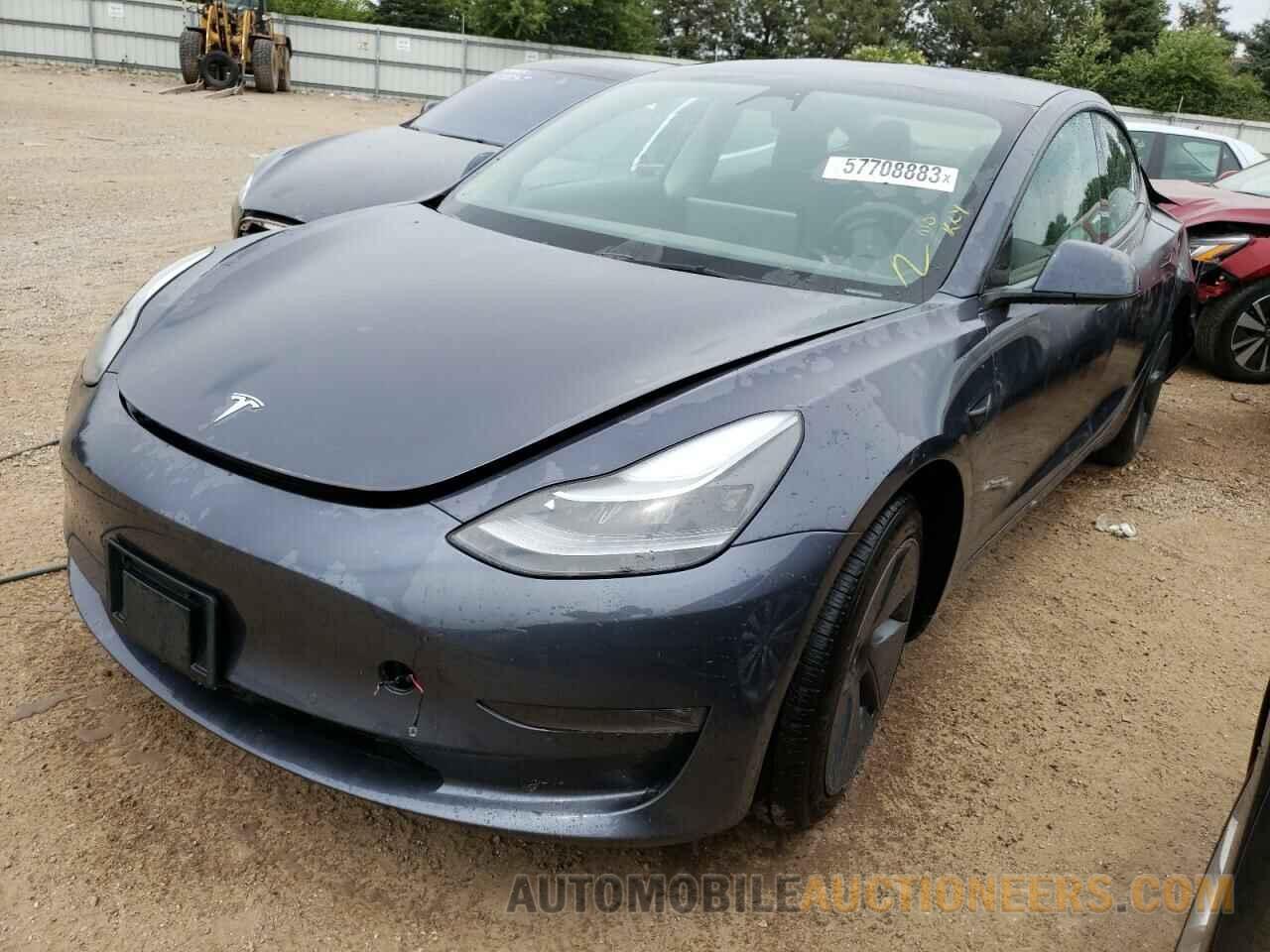 5YJ3E1EB2NF172702 TESLA MODEL 3 2022