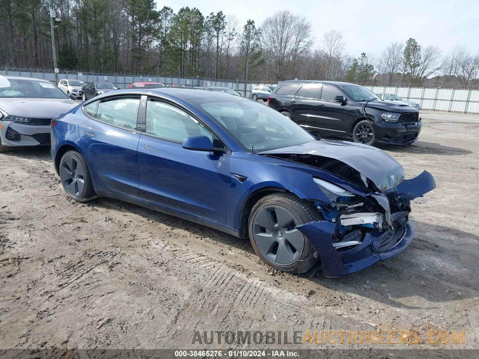 5YJ3E1EB2NF177365 TESLA MODEL 3 2022