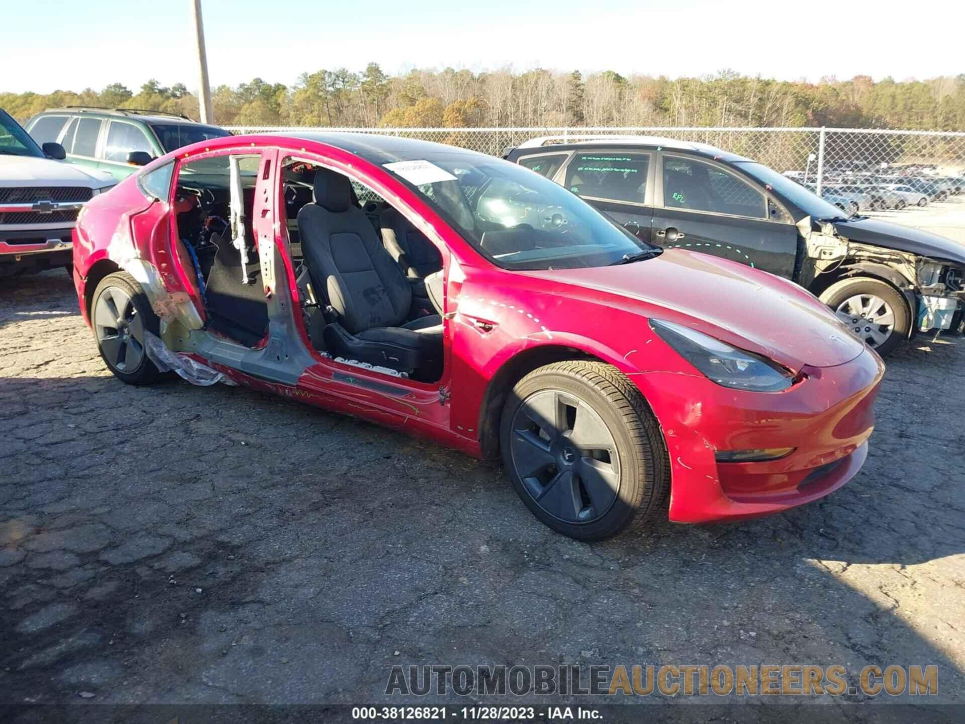 5YJ3E1EB2NF179553 TESLA MODEL 3 2022