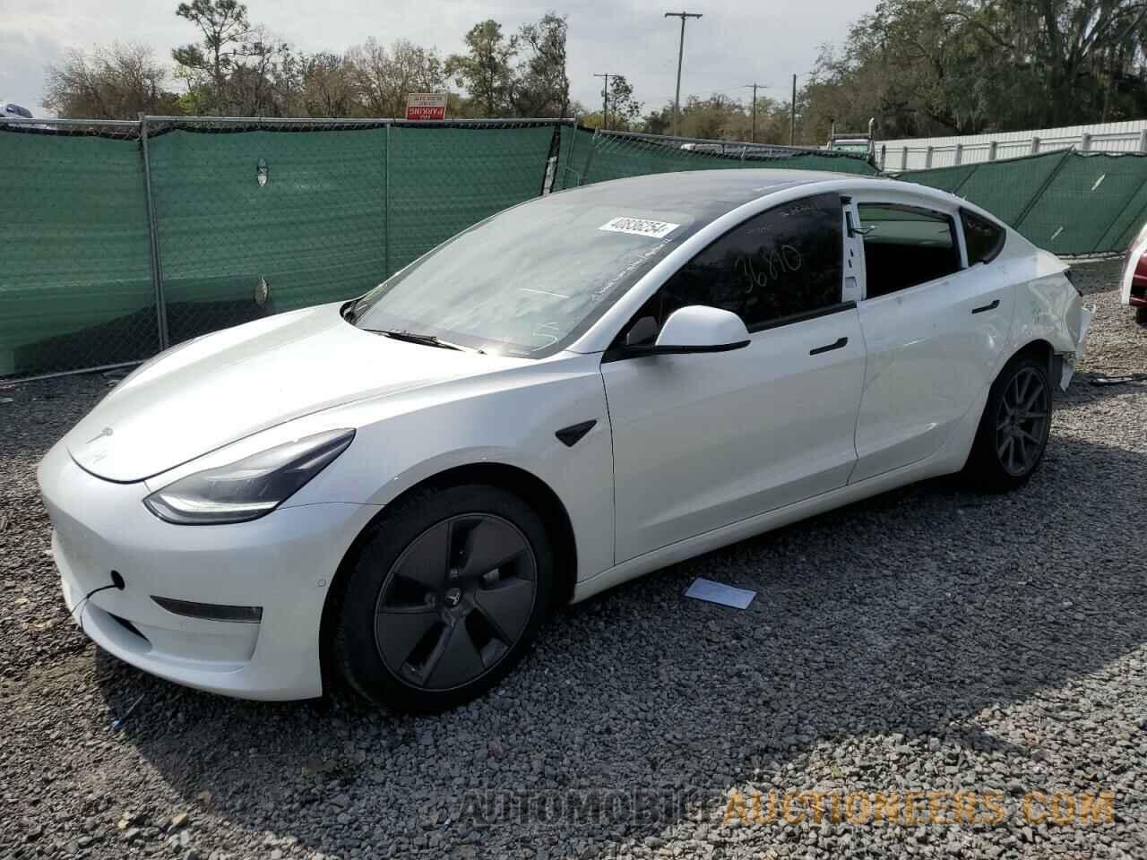 5YJ3E1EB2NF184199 TESLA MODEL 3 2022