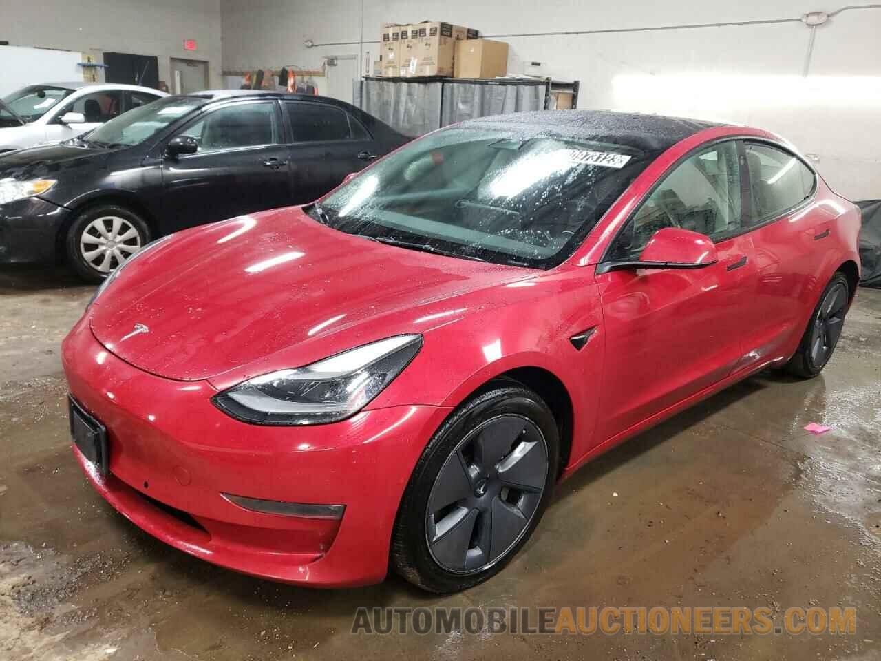 5YJ3E1EB2NF186907 TESLA MODEL 3 2022