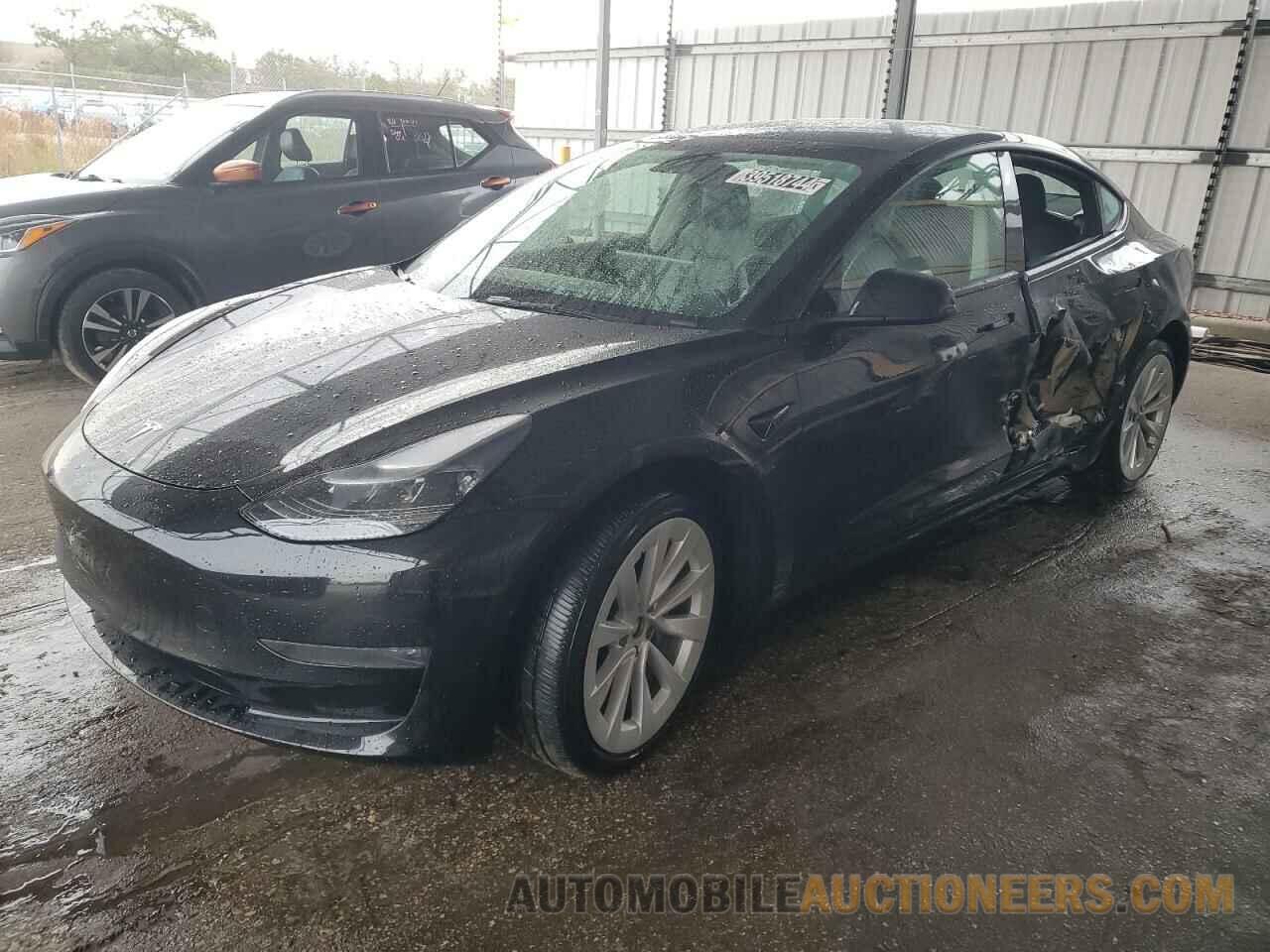 5YJ3E1EB2NF187443 TESLA MODEL 3 2022