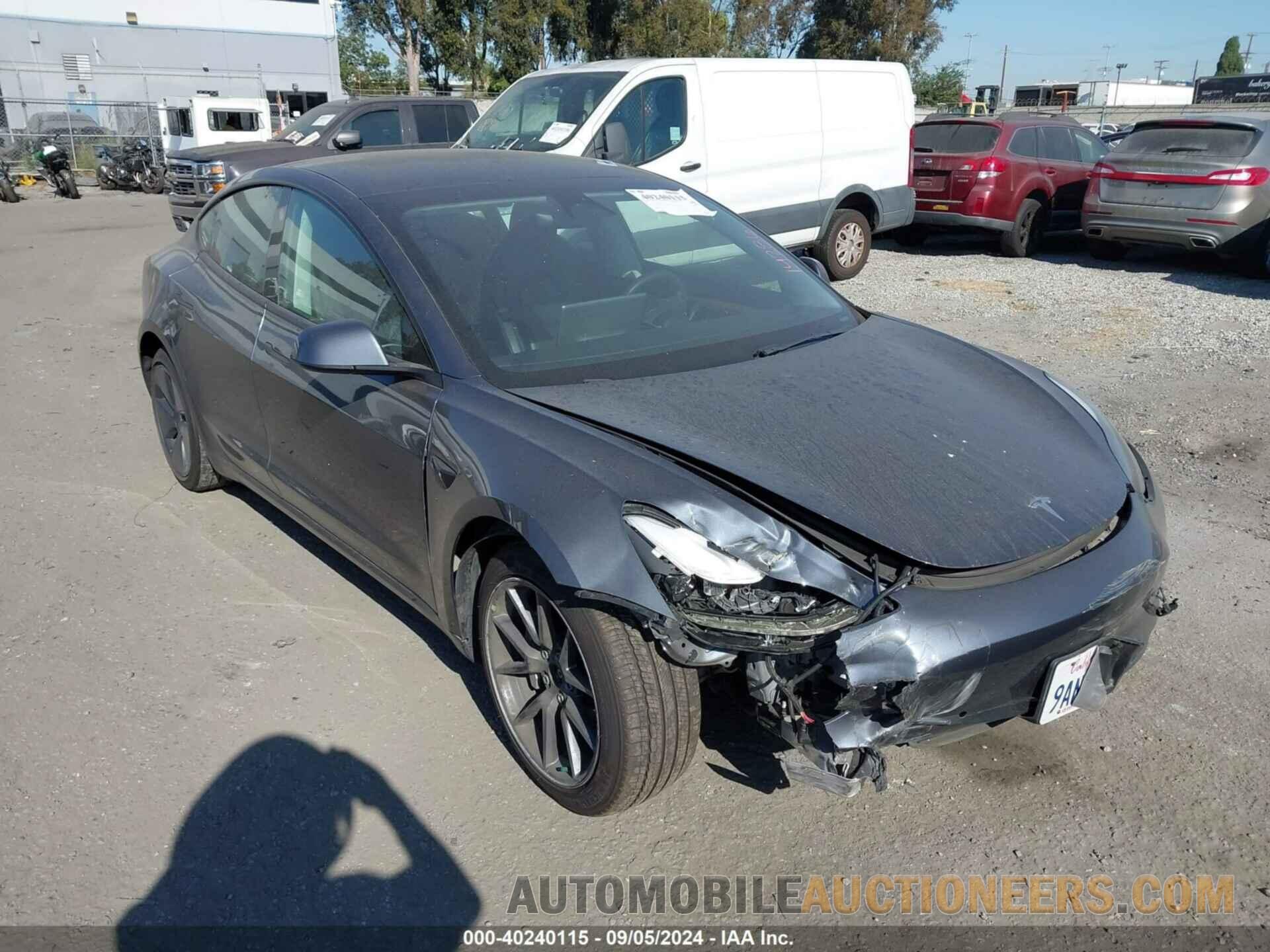 5YJ3E1EB2NF206928 TESLA MODEL 3 2022