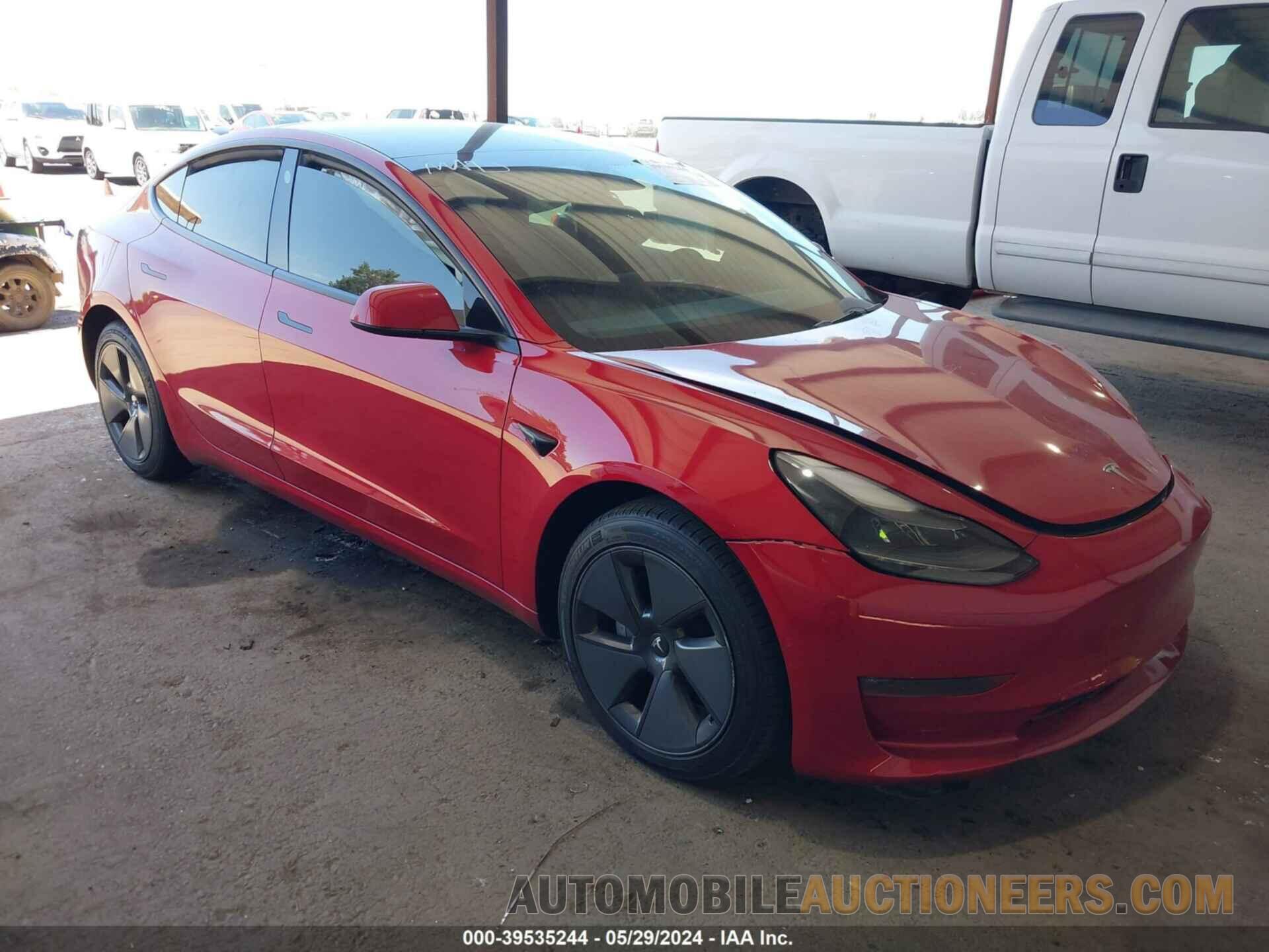 5YJ3E1EB2NF240786 TESLA MODEL 3 2022