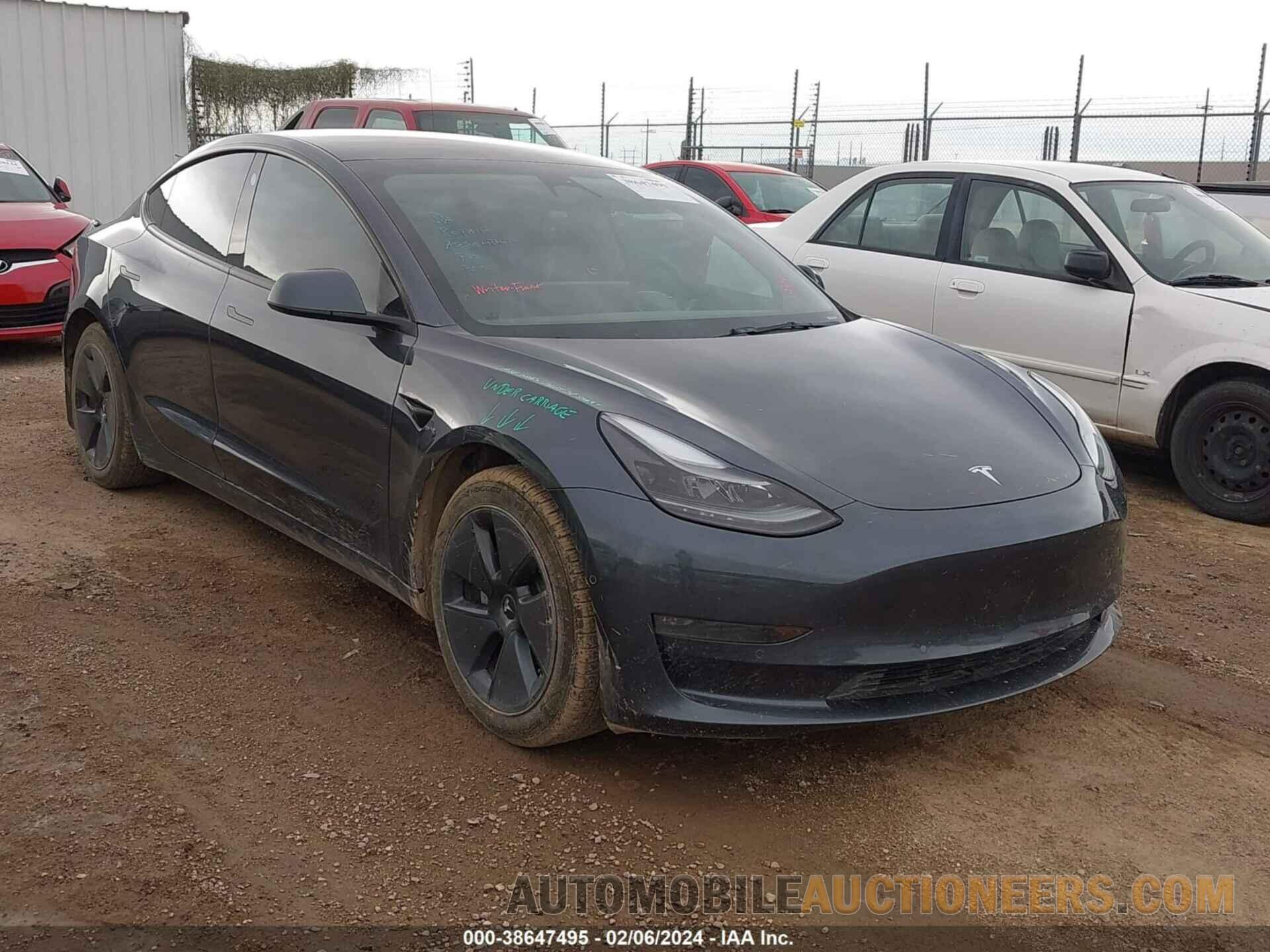 5YJ3E1EB2NF249987 TESLA MODEL 3 2022