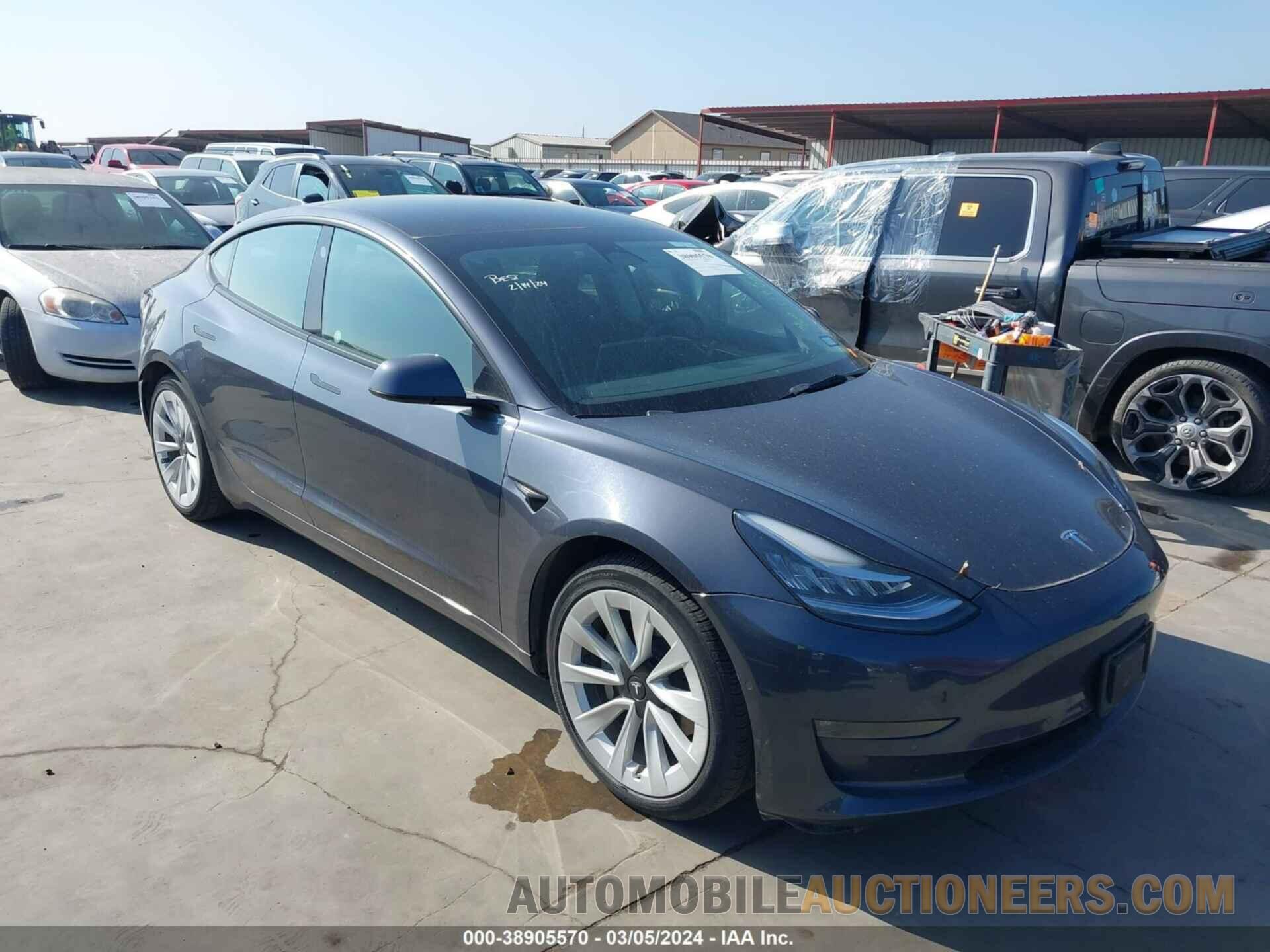 5YJ3E1EB2NF262819 TESLA MODEL 3 2022