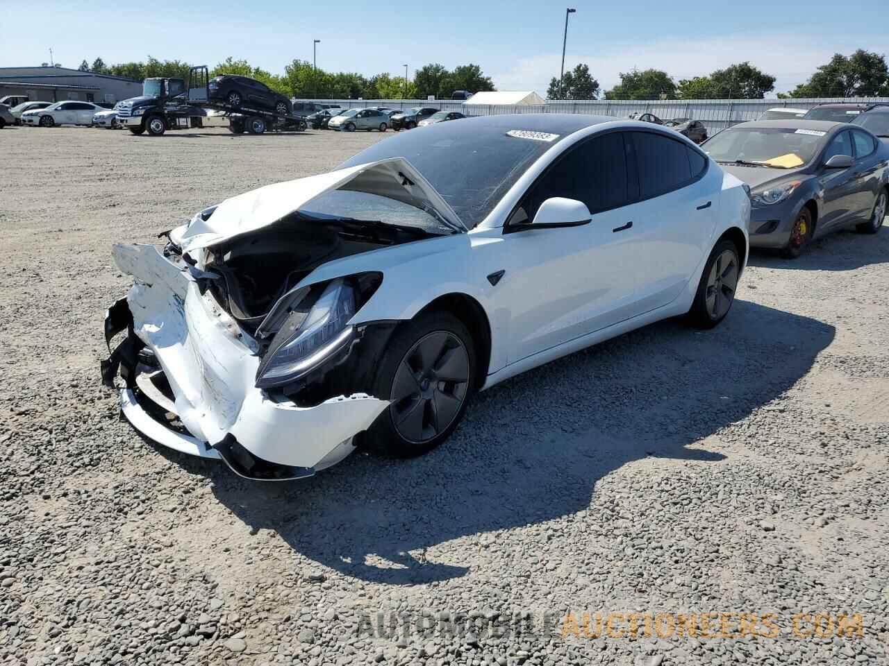 5YJ3E1EB2NF262917 TESLA MODEL 3 2022