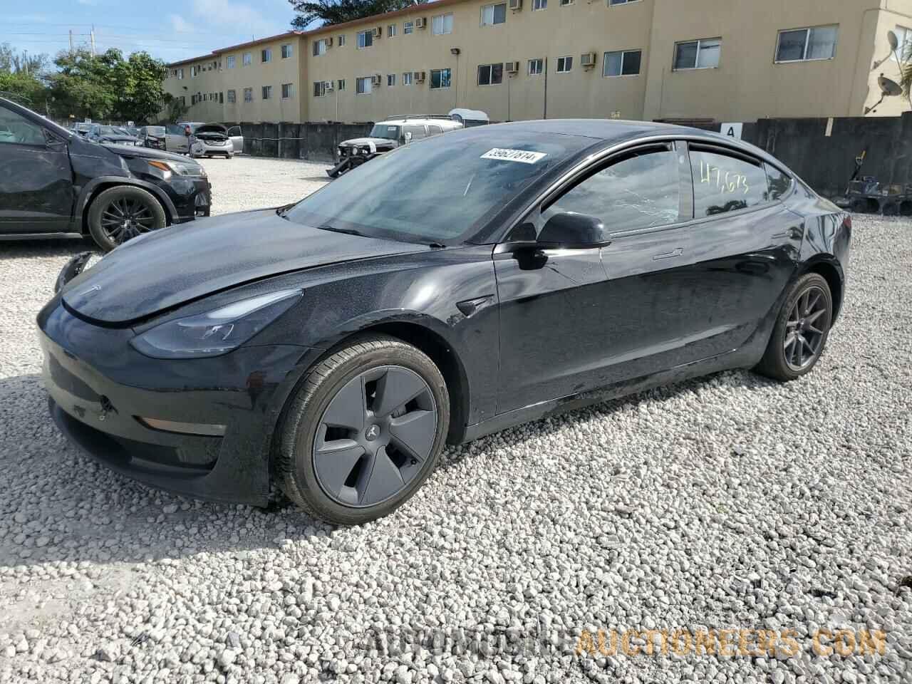 5YJ3E1EB2NF268376 TESLA MODEL 3 2022