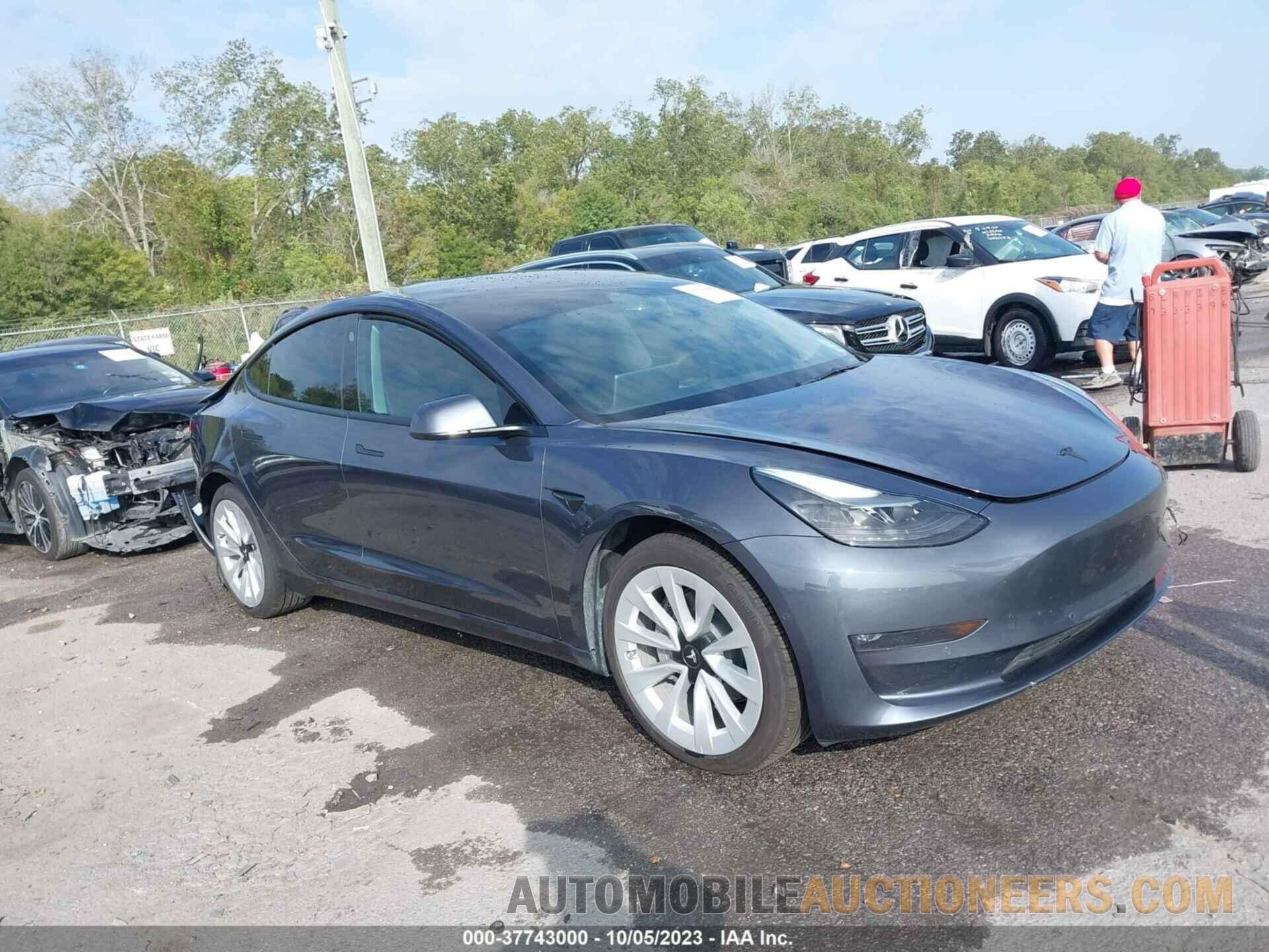 5YJ3E1EB2NF271634 TESLA MODEL 3 2022