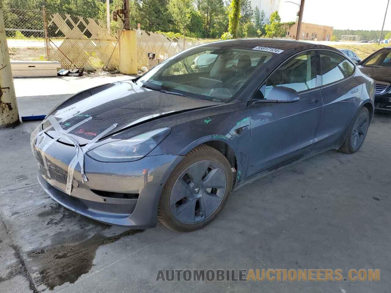 5YJ3E1EB2NF276851 TESLA MODEL 3 2022