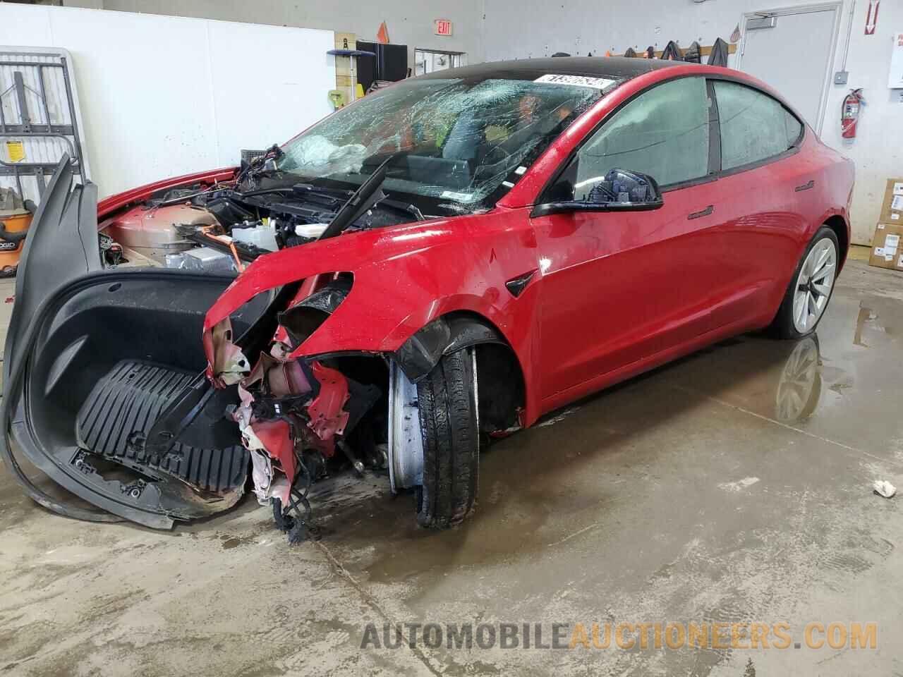 5YJ3E1EB2NF286831 TESLA MODEL 3 2022