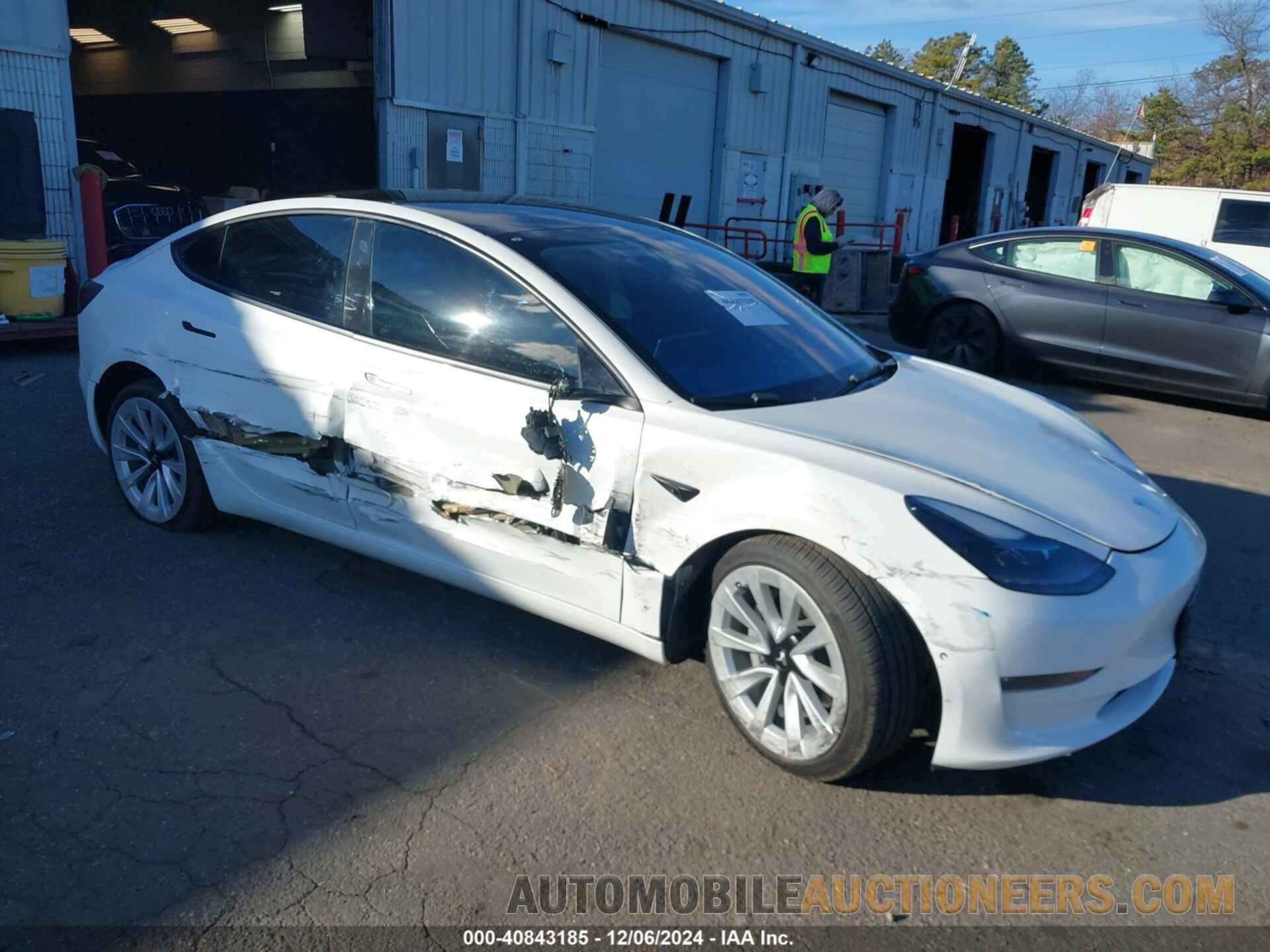 5YJ3E1EB2NF287638 TESLA MODEL 3 2022