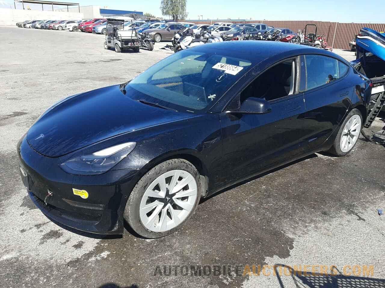 5YJ3E1EB2NF296212 TESLA MODEL 3 2022