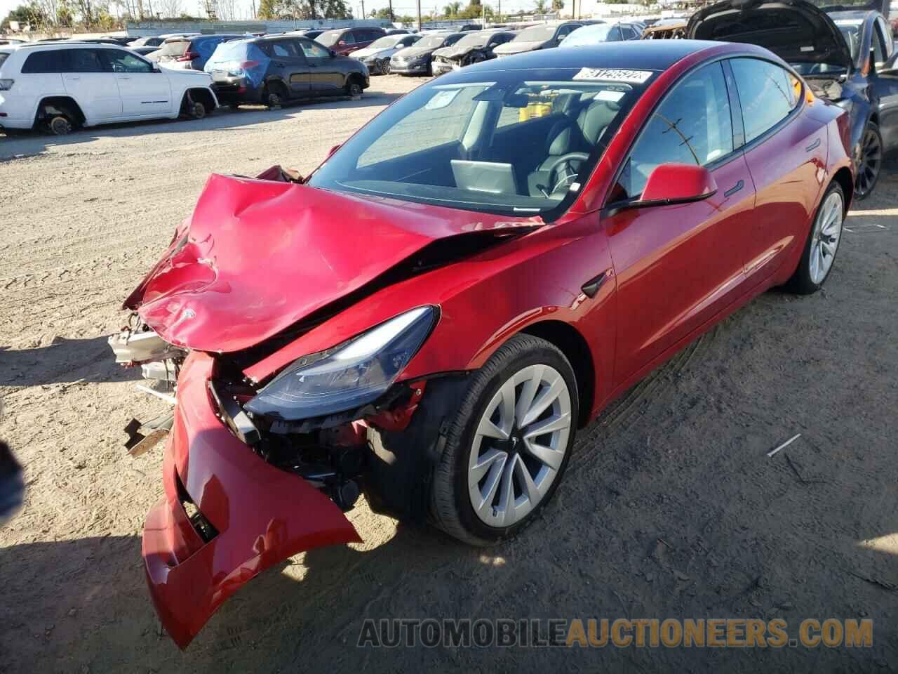 5YJ3E1EB2NF305006 TESLA MODEL 3 2022