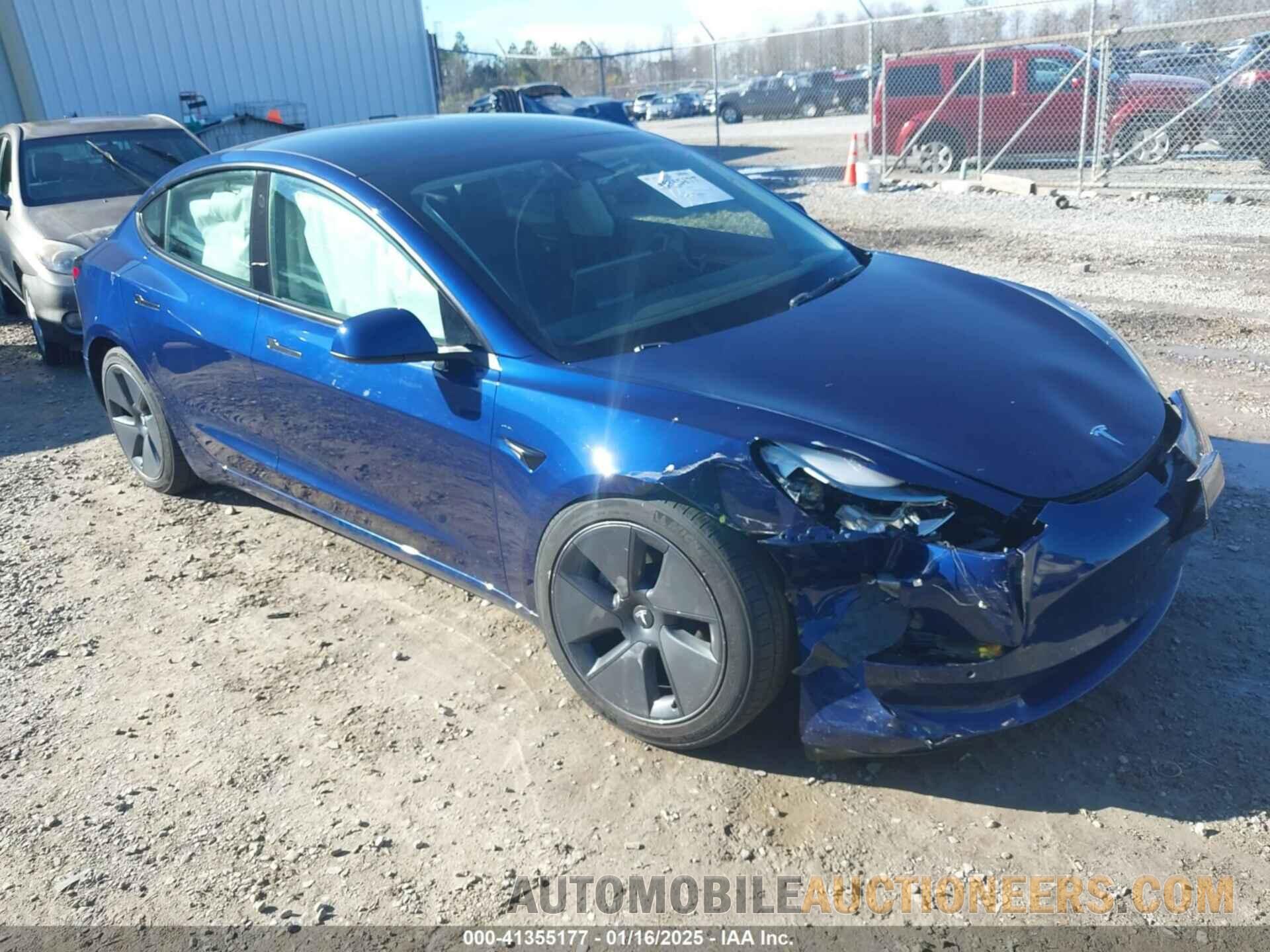 5YJ3E1EB2NF315051 TESLA MODEL 3 2022