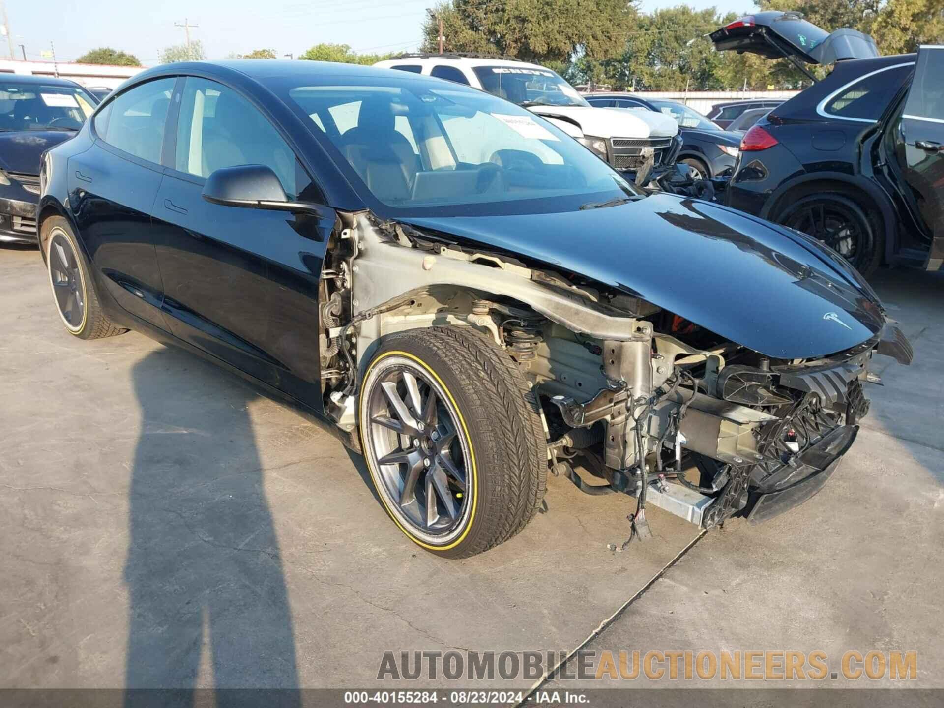 5YJ3E1EB2NF332237 TESLA MODEL 3 2022