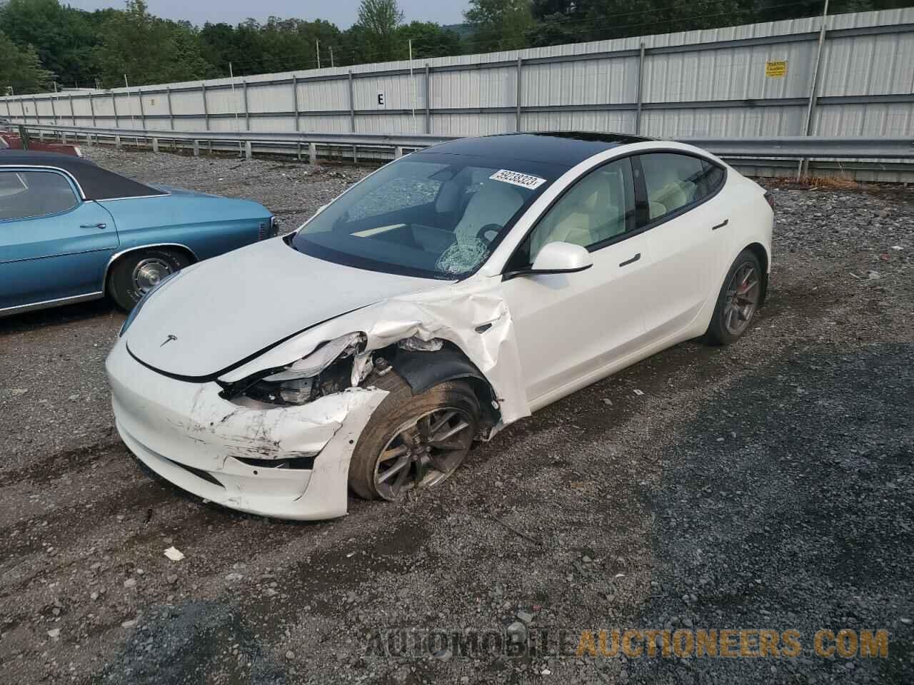 5YJ3E1EB2NF350401 TESLA MODEL 3 2022