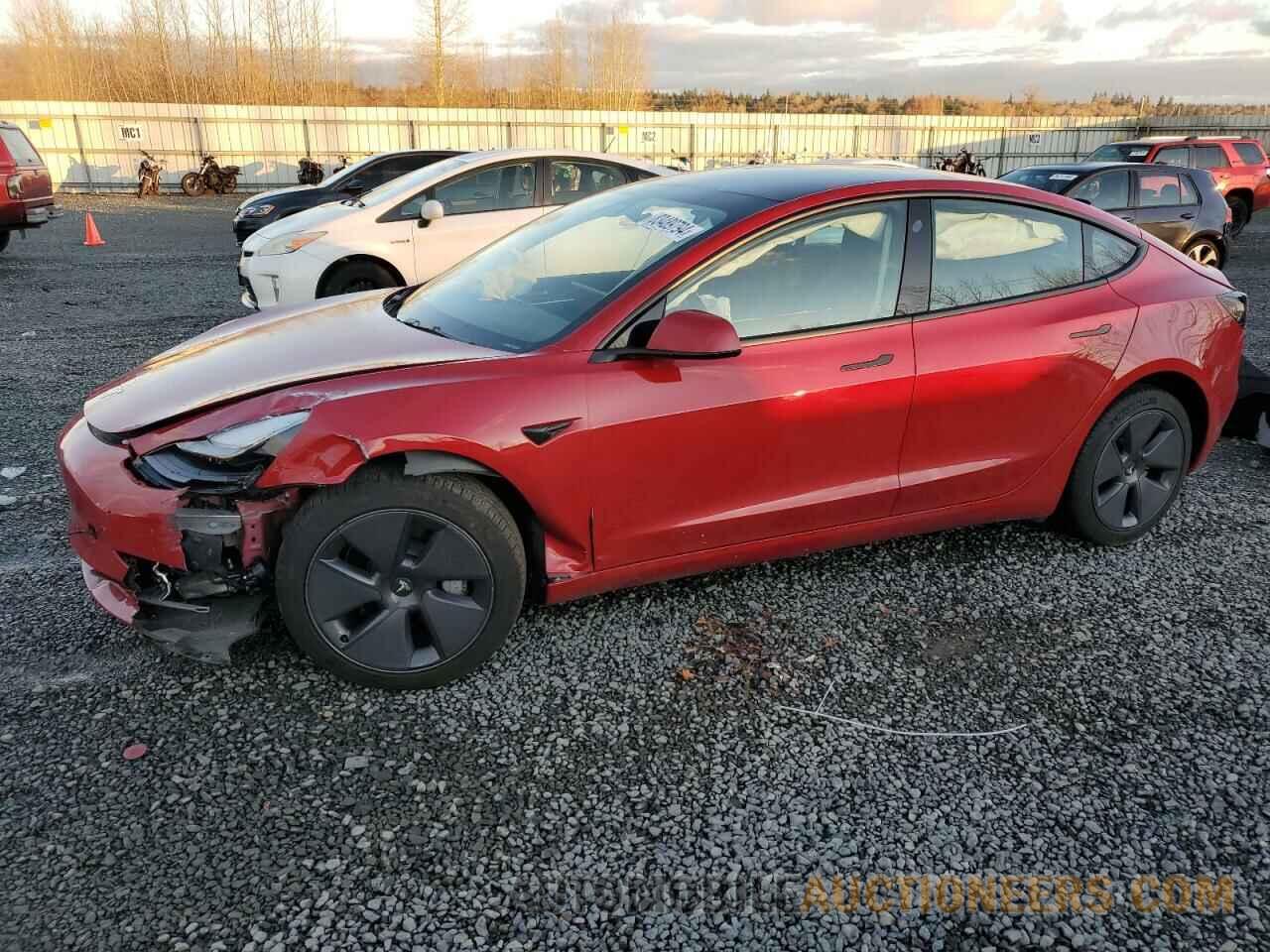 5YJ3E1EB2NF350947 TESLA MODEL 3 2022