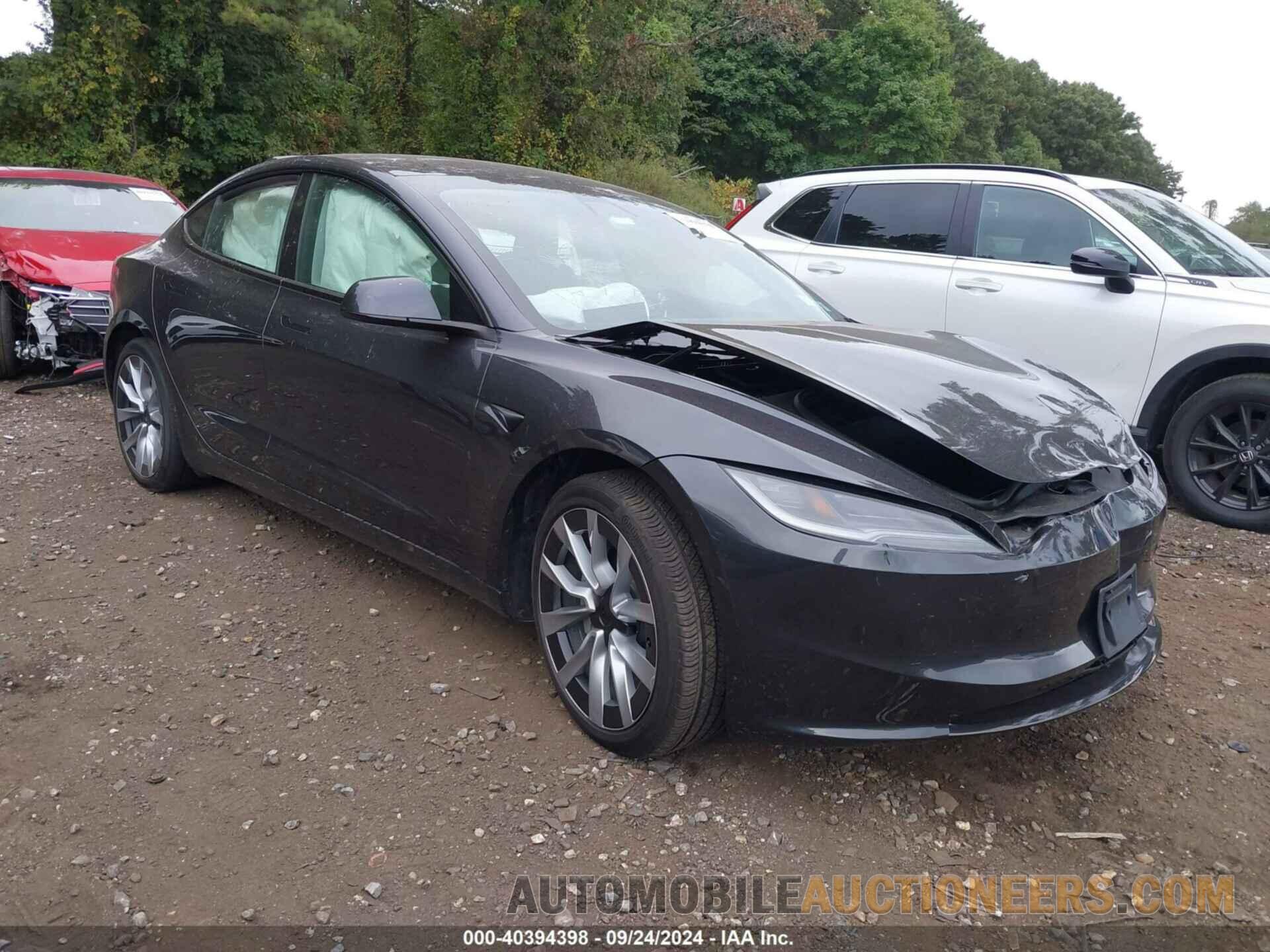 5YJ3E1EB2RF797820 TESLA MODEL 3 2024