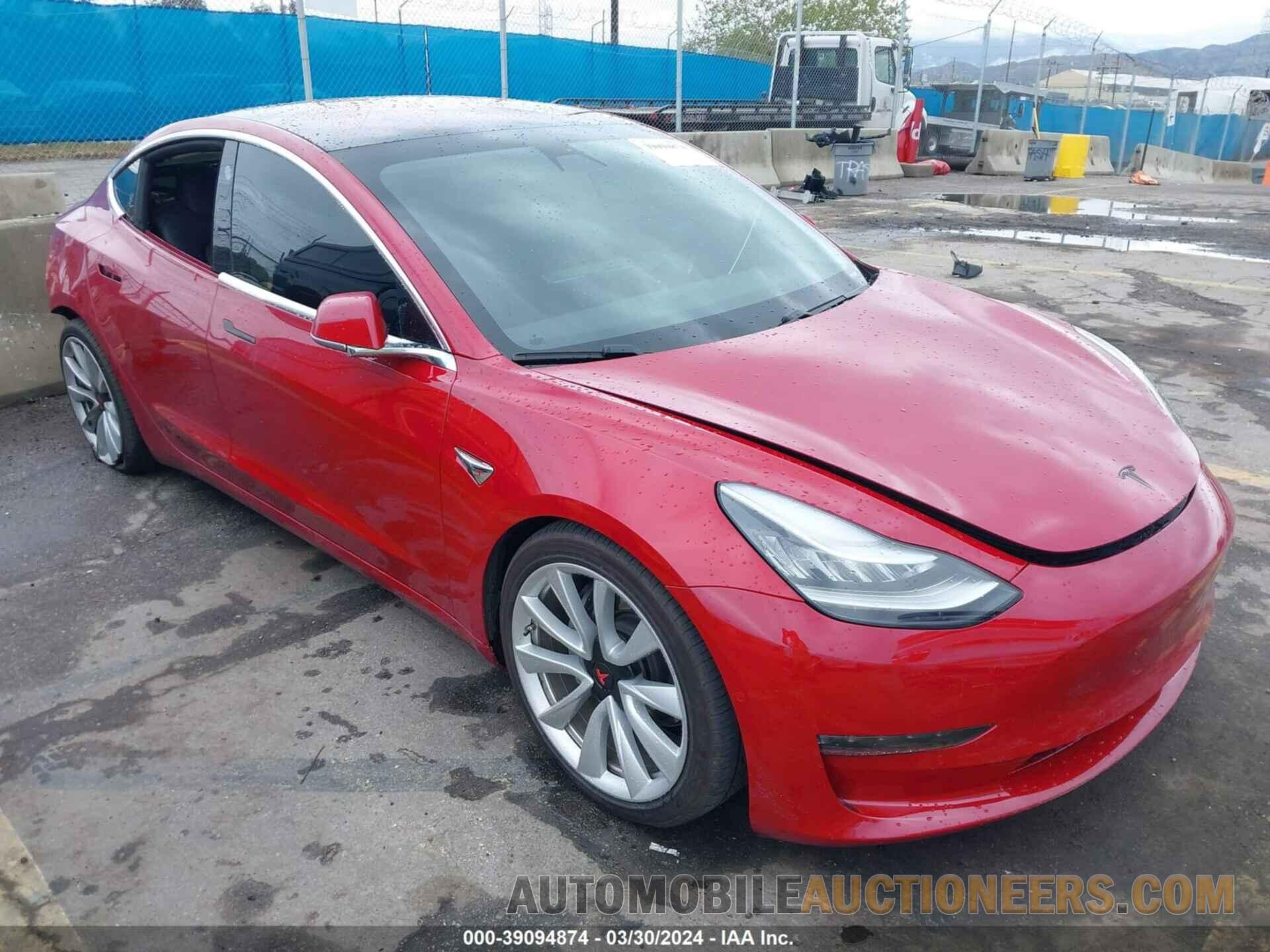 5YJ3E1EB3JF091654 TESLA MODEL 3 2018