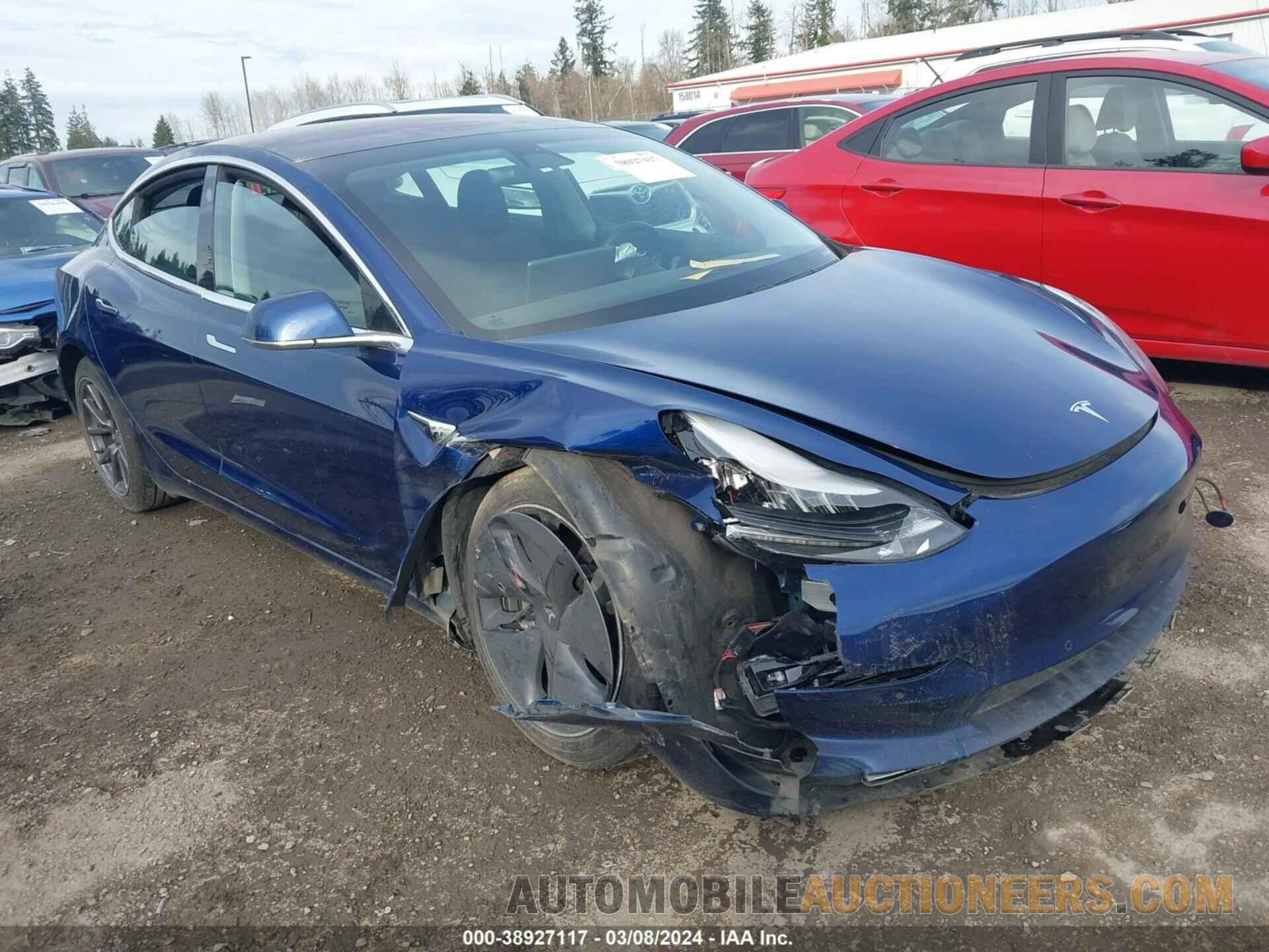 5YJ3E1EB3KF191349 TESLA MODEL 3 2019