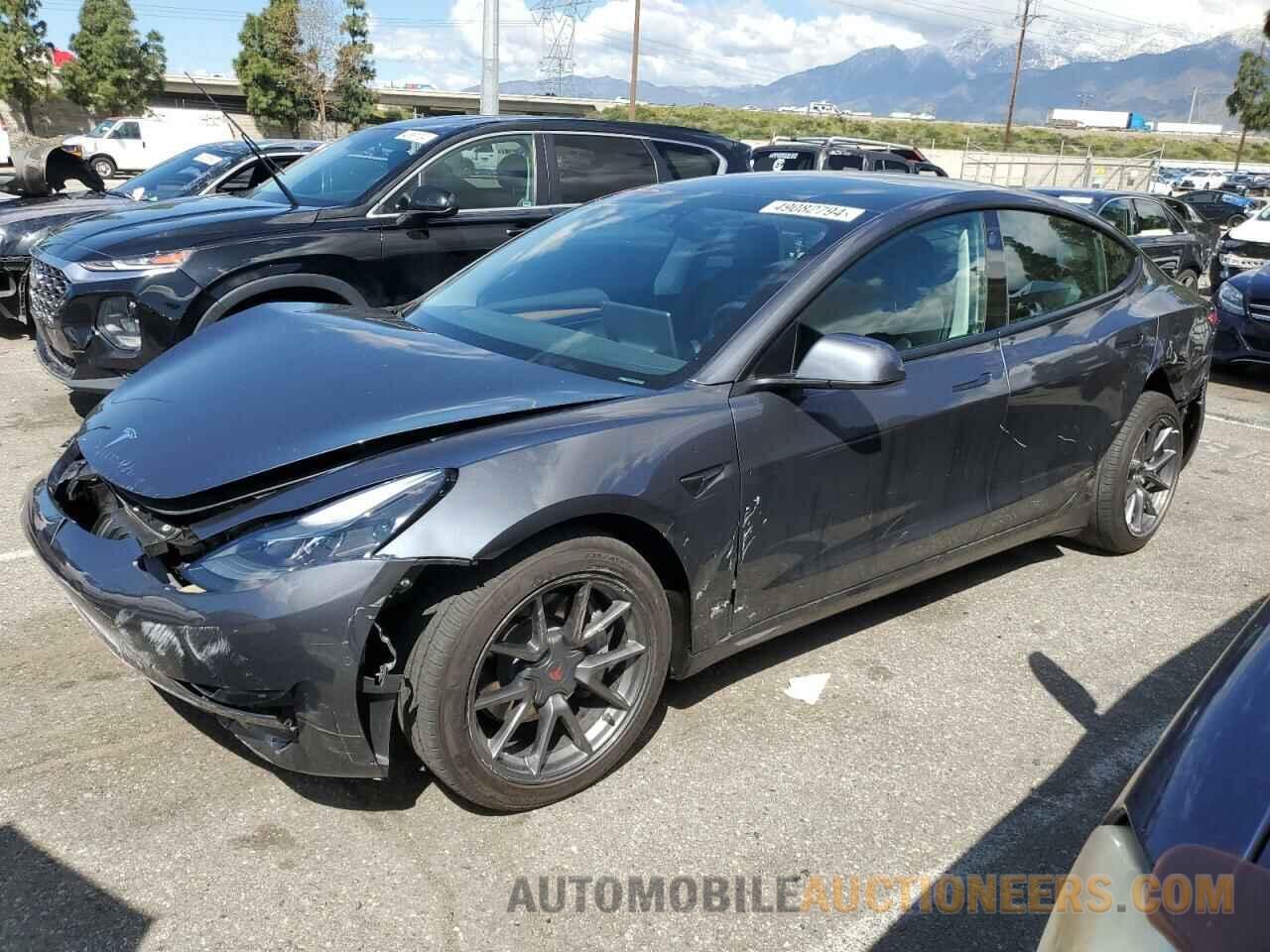 5YJ3E1EB3MF003187 TESLA MODEL 3 2021