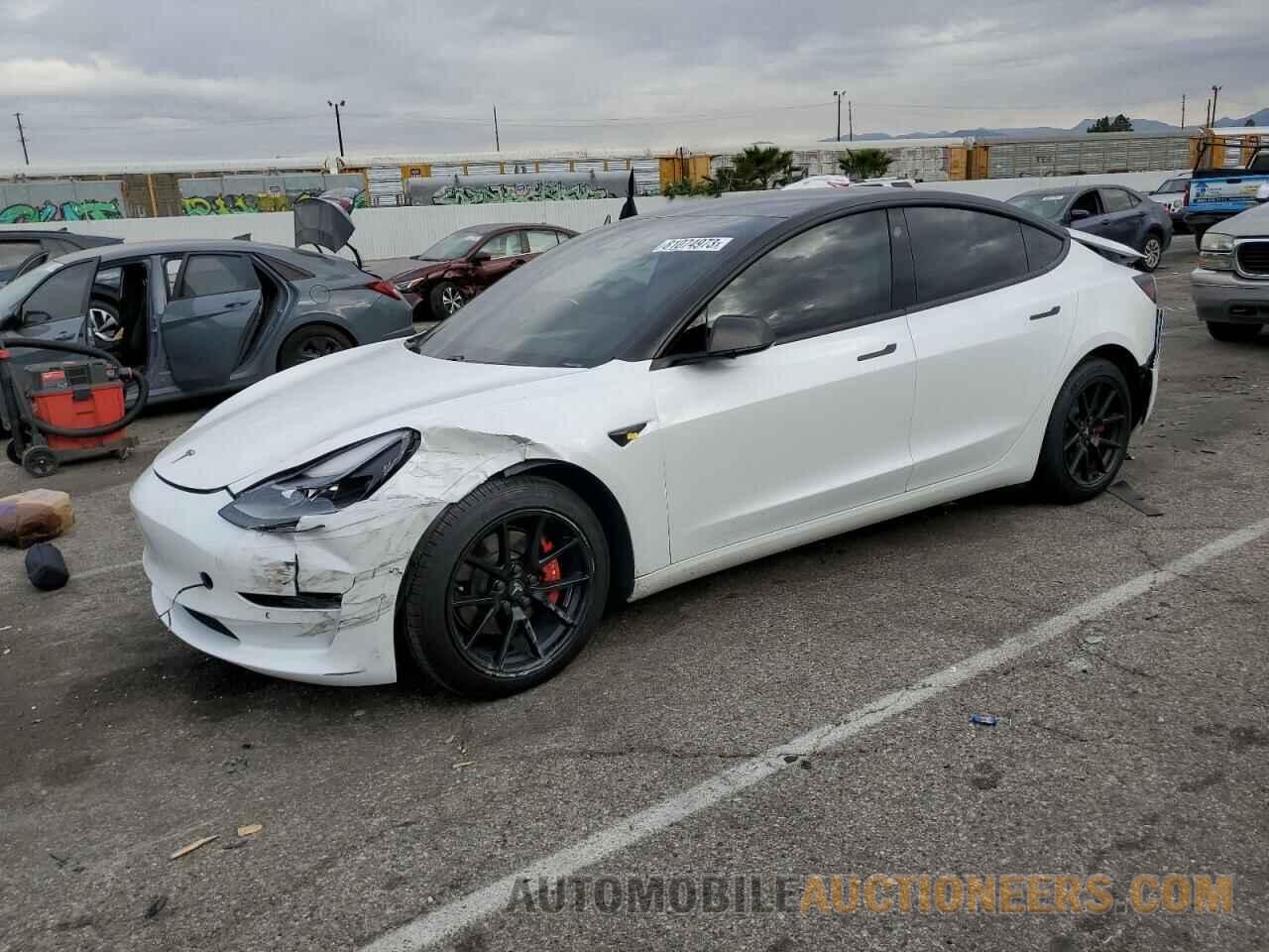 5YJ3E1EB3MF004226 TESLA MODEL 3 2021