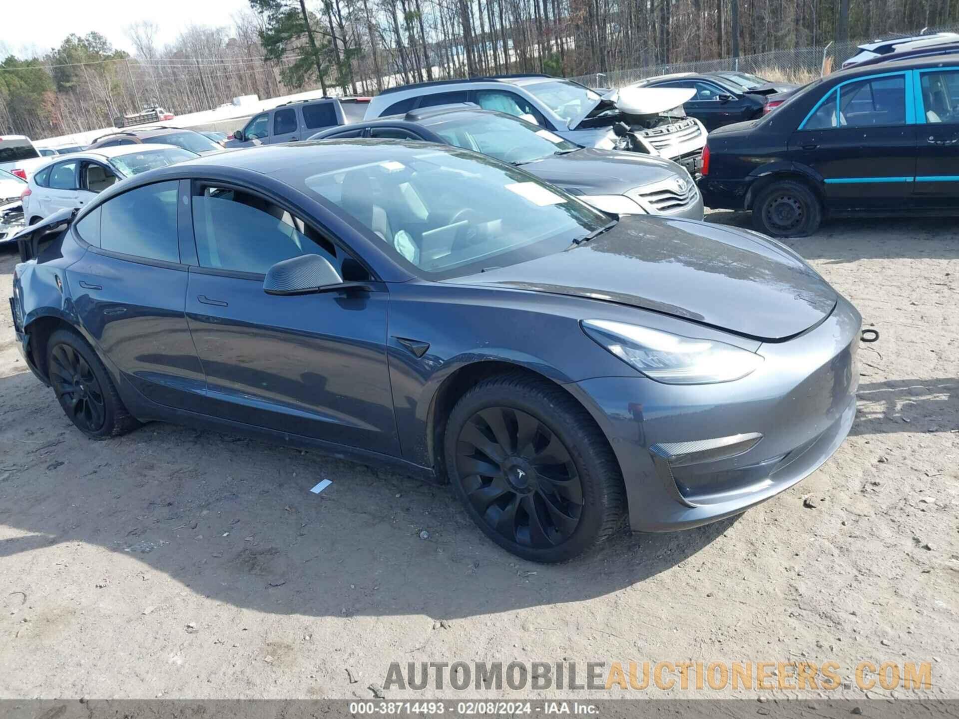 5YJ3E1EB3MF836763 TESLA MODEL 3 2021