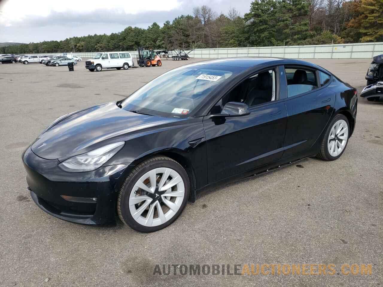 5YJ3E1EB3MF849691 TESLA MODEL 3 2021