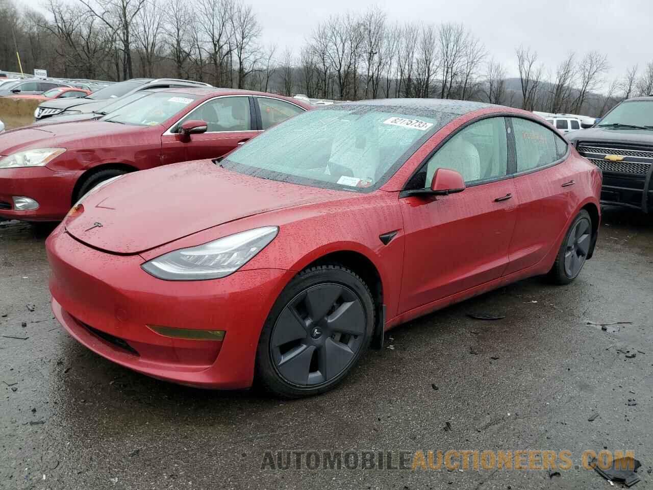 5YJ3E1EB3MF852851 TESLA MODEL 3 2021