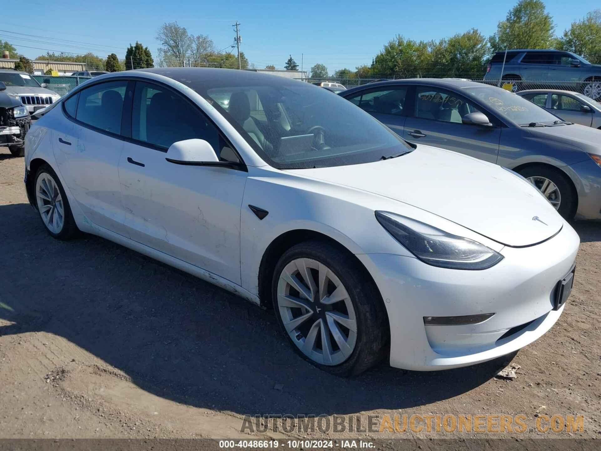 5YJ3E1EB3MF902910 TESLA MODEL 3 2021