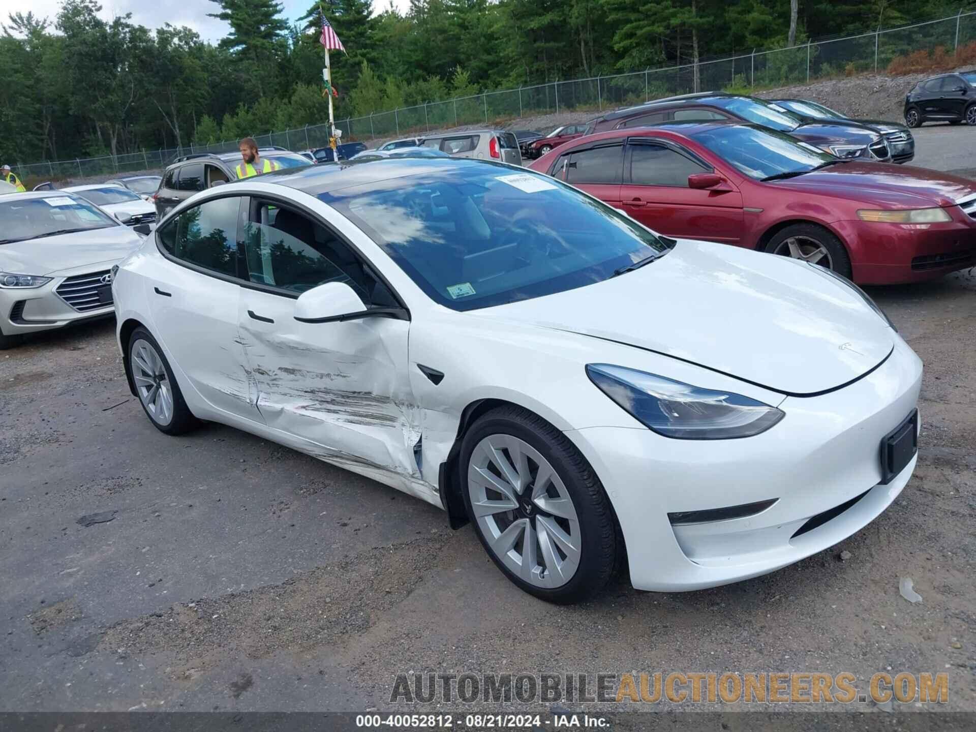 5YJ3E1EB3MF961133 TESLA MODEL 3 2021