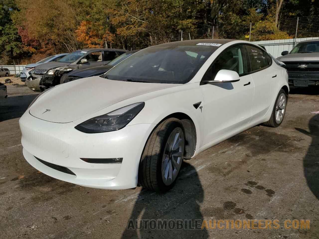 5YJ3E1EB3MF975243 TESLA MODEL 3 2021