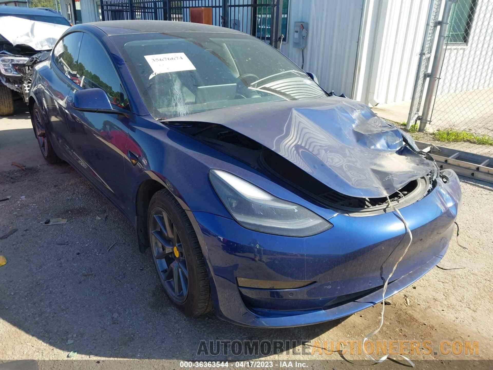 5YJ3E1EB3MF993130 TESLA MODEL 3 2021