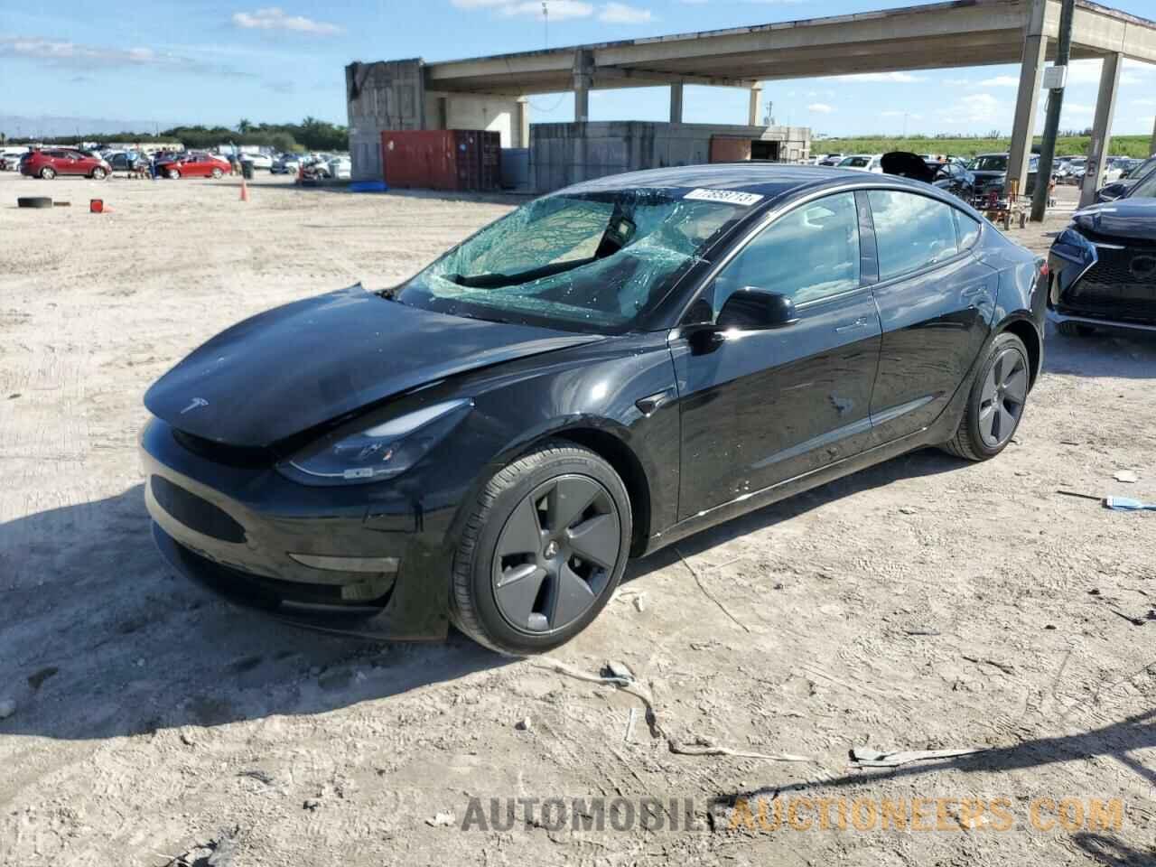 5YJ3E1EB3NF101153 TESLA MODEL 3 2022