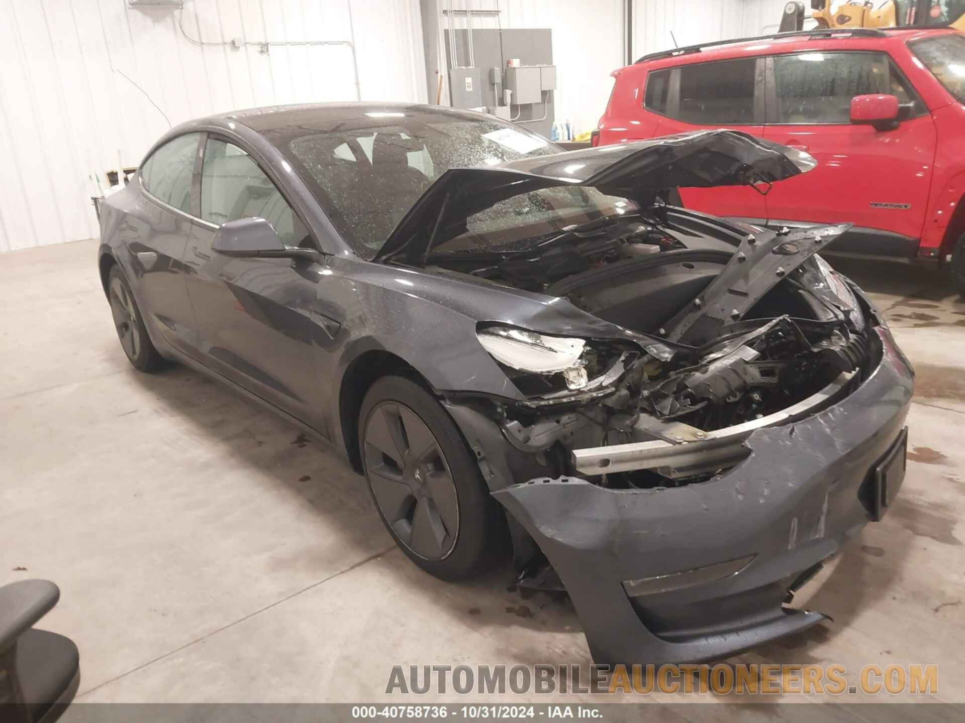 5YJ3E1EB3NF108765 TESLA MODEL 3 2022