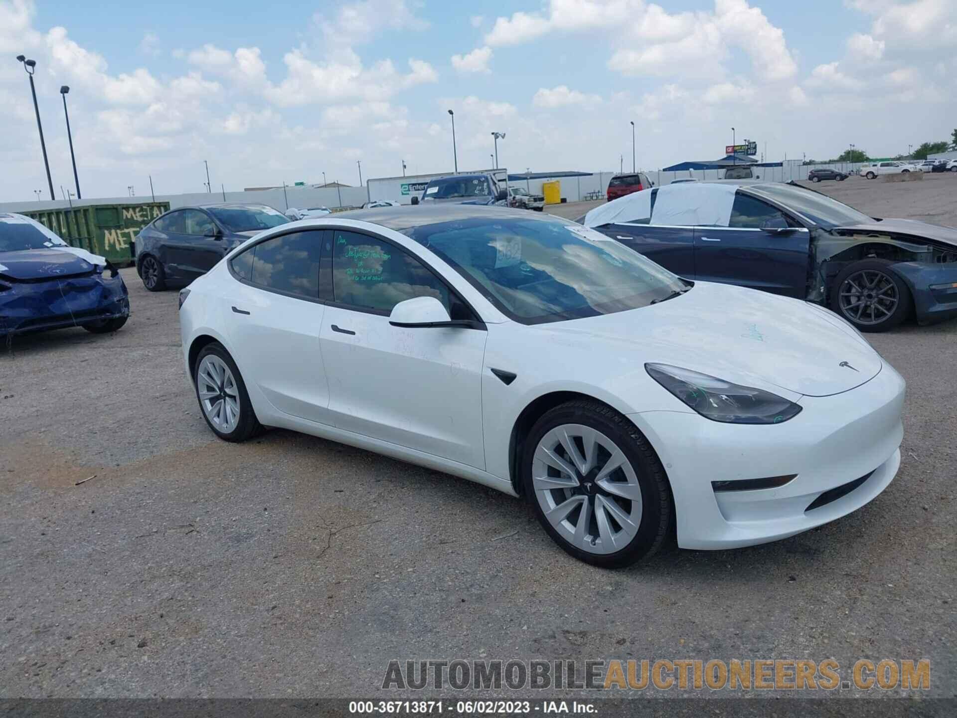 5YJ3E1EB3NF109978 TESLA MODEL 3 2022