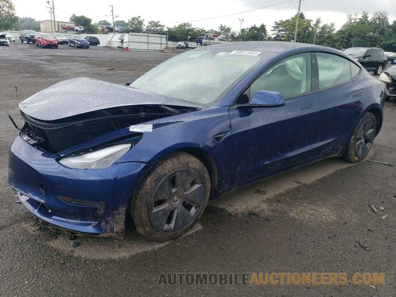 5YJ3E1EB3NF111682 TESLA MODEL 3 2022