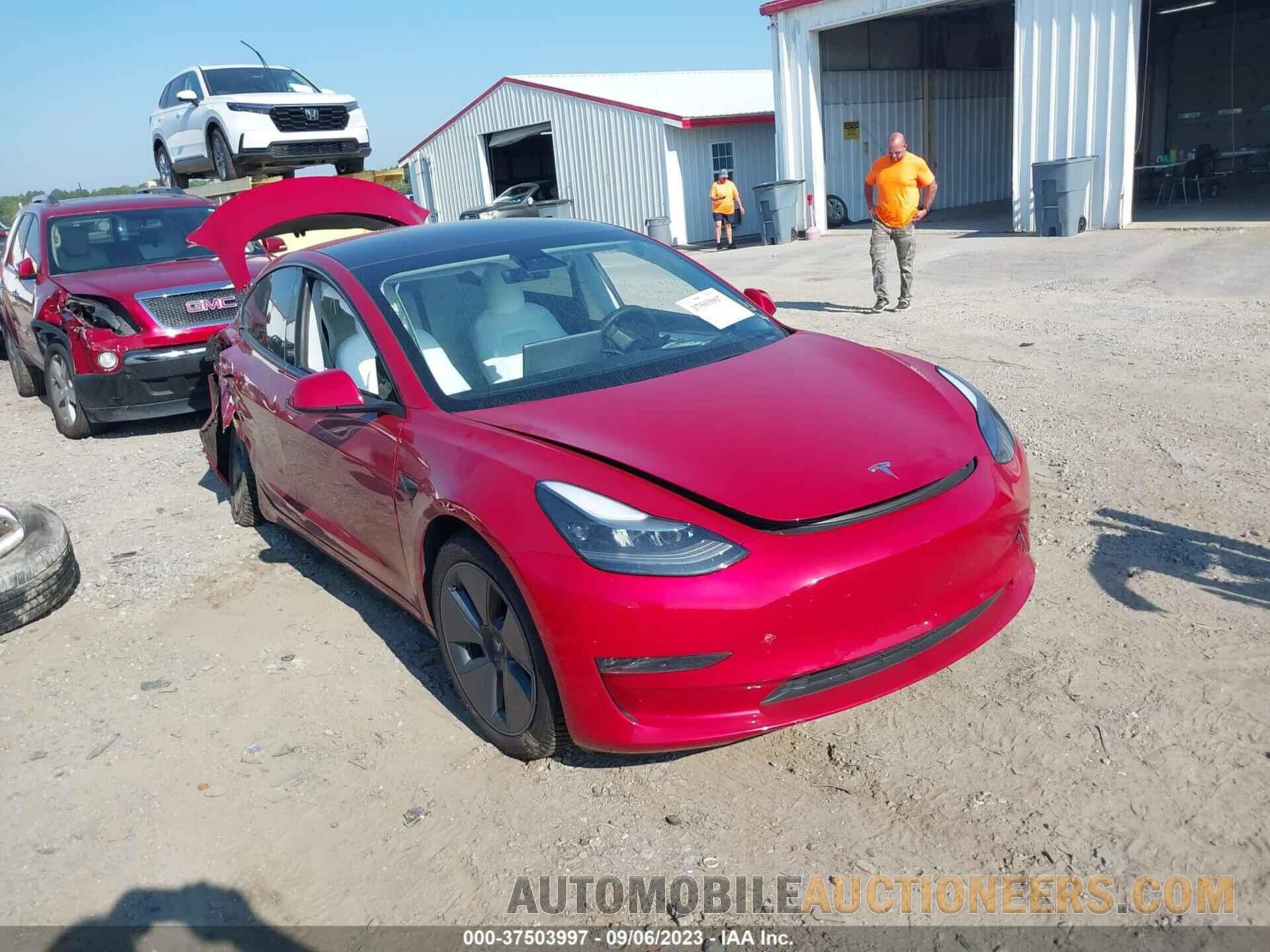 5YJ3E1EB3NF120608 TESLA MODEL 3 2022