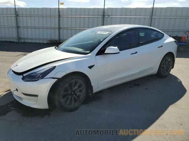 5YJ3E1EB3NF123430 TESLA MODEL 3 2022