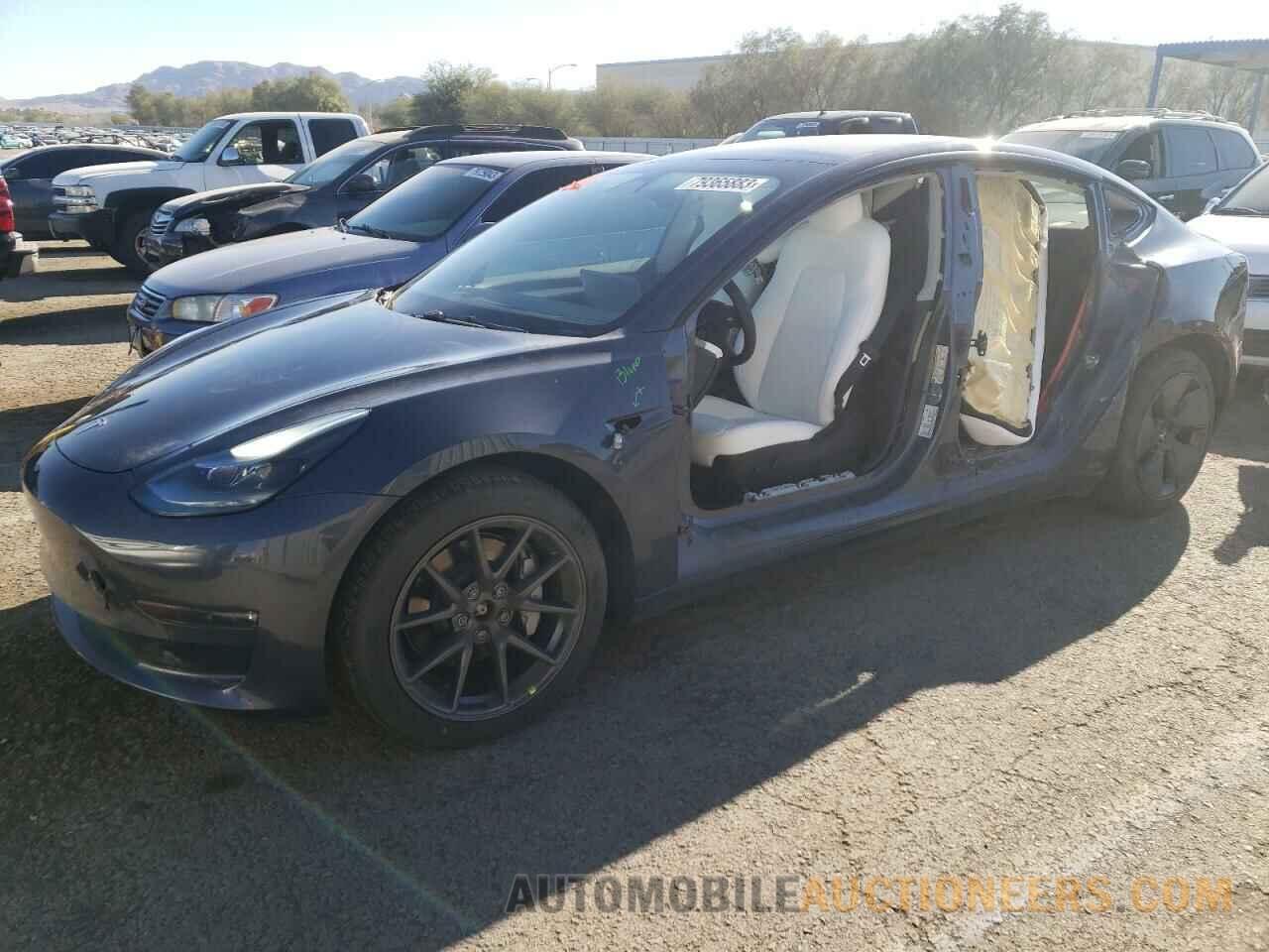 5YJ3E1EB3NF123878 TESLA MODEL 3 2022