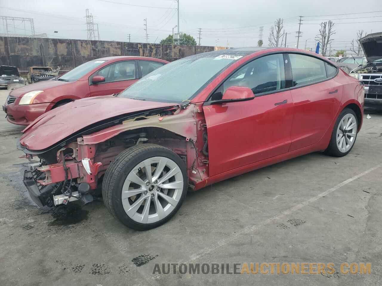 5YJ3E1EB3NF142799 TESLA MODEL 3 2022