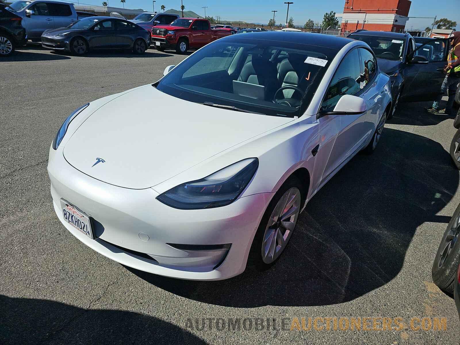 5YJ3E1EB3NF144200 Tesla Model 3 2022