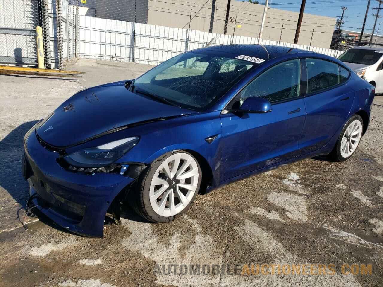 5YJ3E1EB3NF144214 TESLA MODEL 3 2022