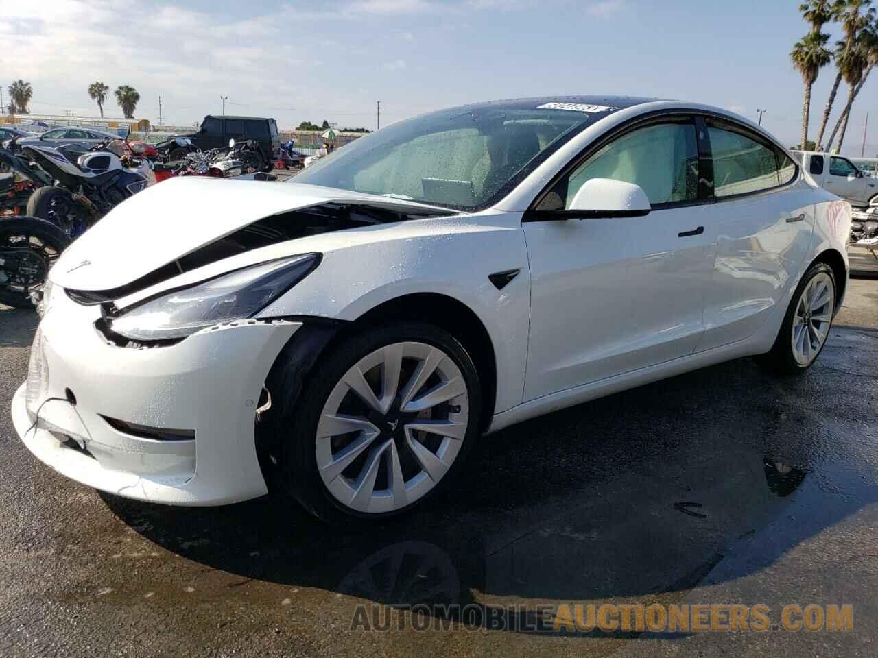 5YJ3E1EB3NF145007 TESLA MODEL 3 2022