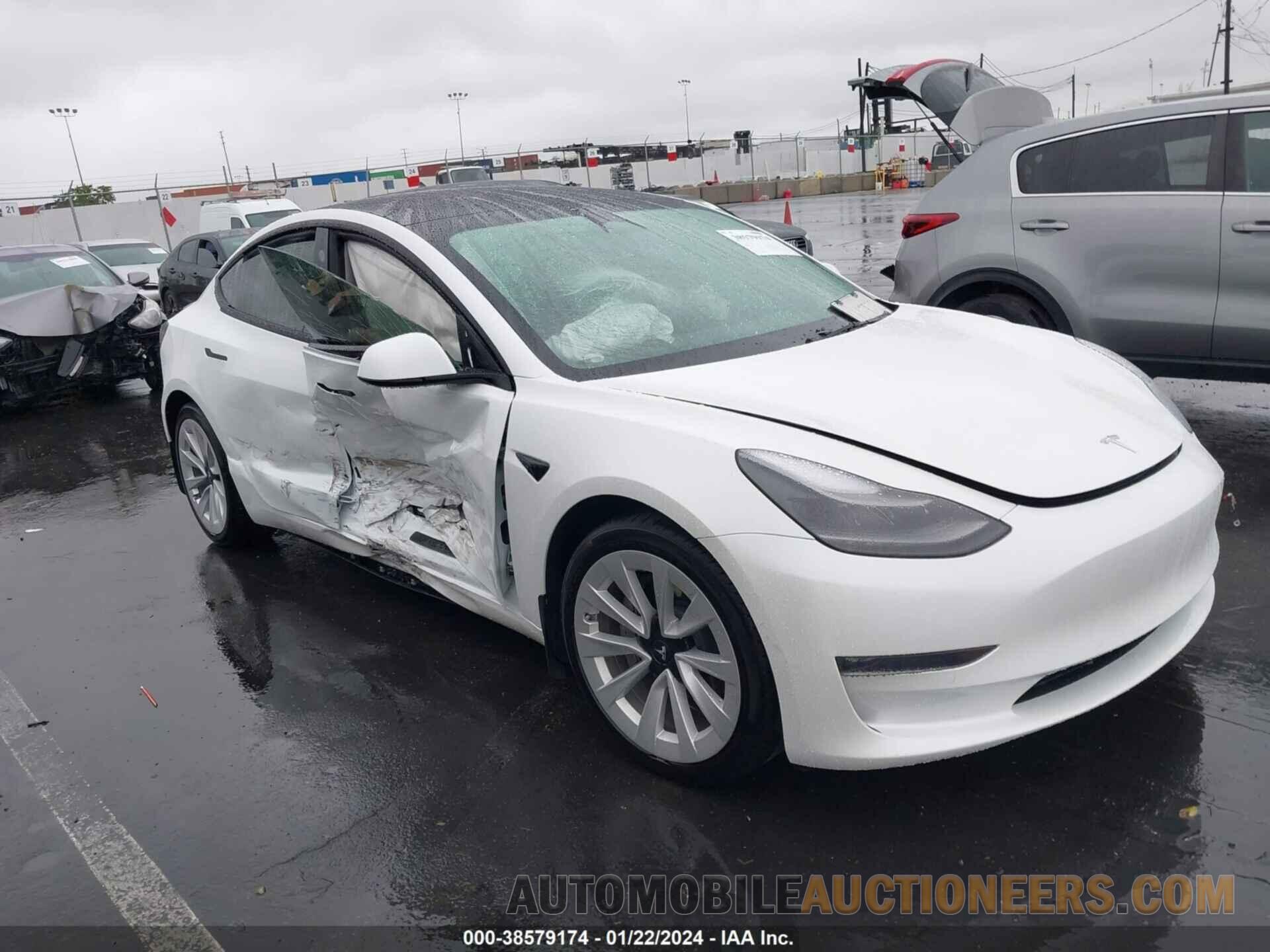 5YJ3E1EB3NF183272 TESLA MODEL 3 2022